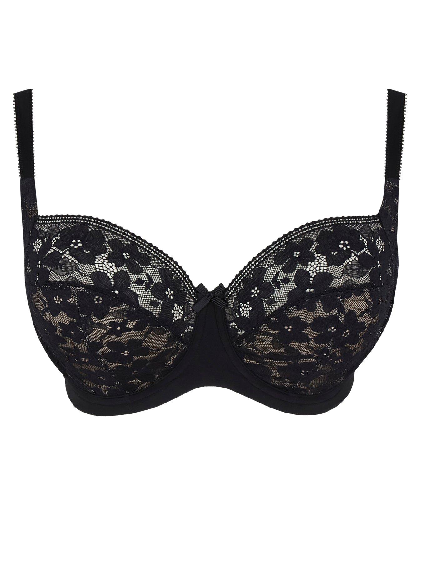 Image 6 of 6 of Panache Celeste Balcony Black Underwired Bra - Black