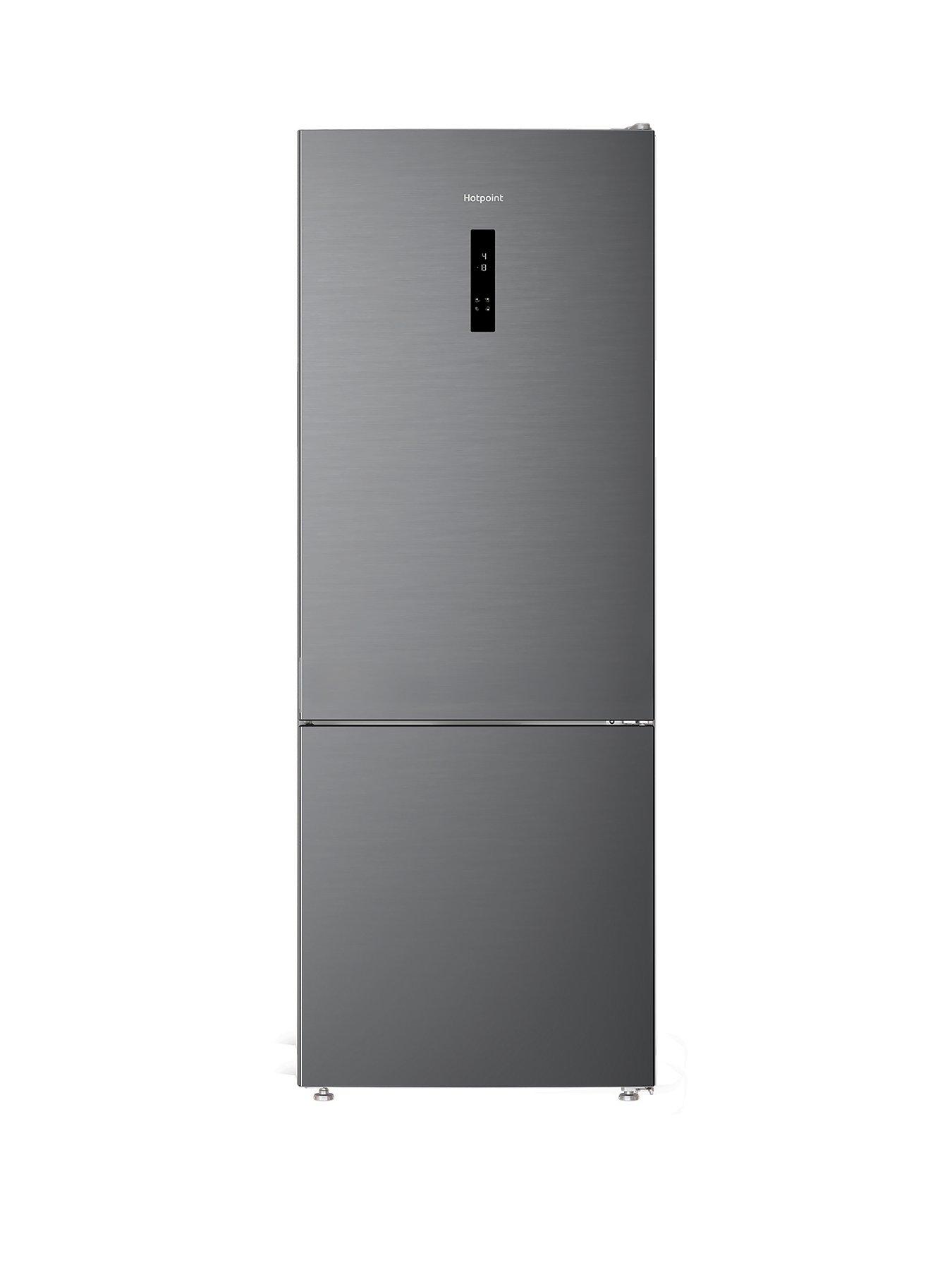 Hotpoint VitalCare HPK2 6493 XP5UK V 192cm 60/40 Frost Free Fridge Freezer - Brushed Steel - D Rated