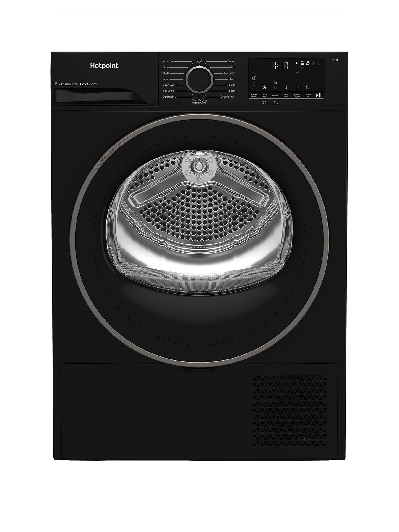 Hotpoint Chsd83Mbbuk 8Kg Heat Pump Tumble Dryer With Coldgaurd - Black