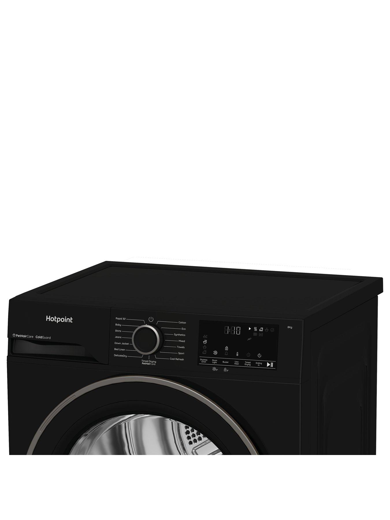 Image 3 of 7 of Hotpoint CHSD83MBBUK 8kg Heat Pump Tumble Dryer with ColdGaurd - Black