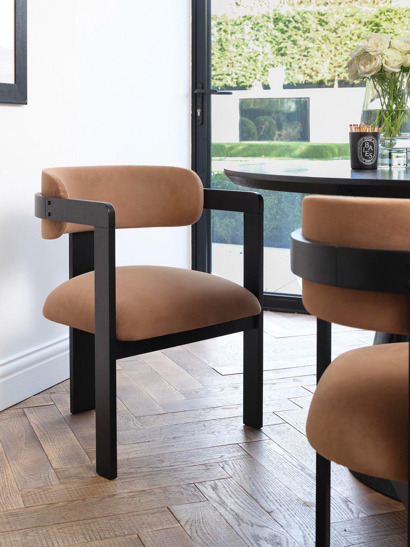 Image 1 of 7 of OTI Mai Mole &amp; Black Dining Chair
