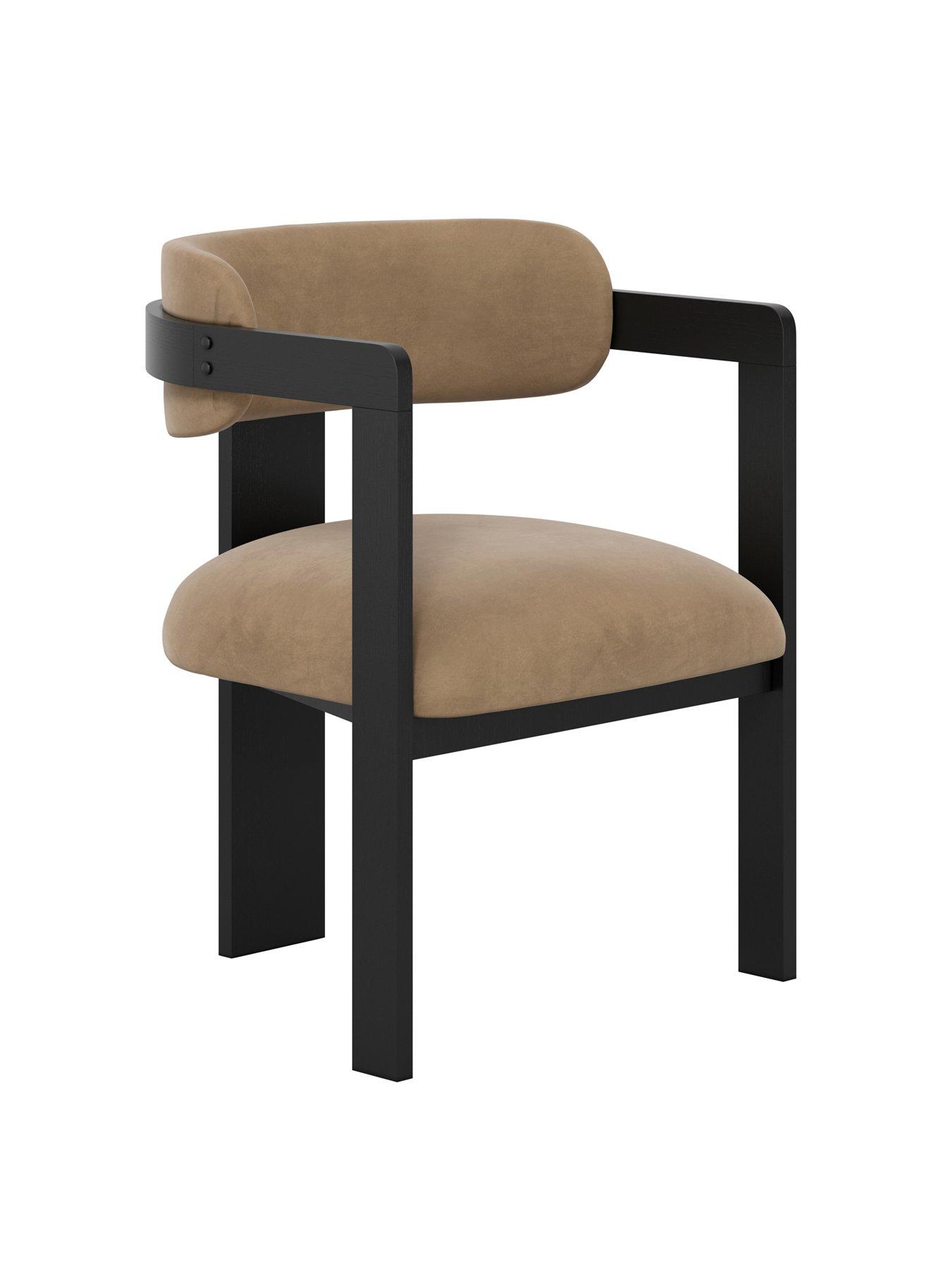 Image 3 of 7 of OTI Mai Mole &amp; Black Dining Chair