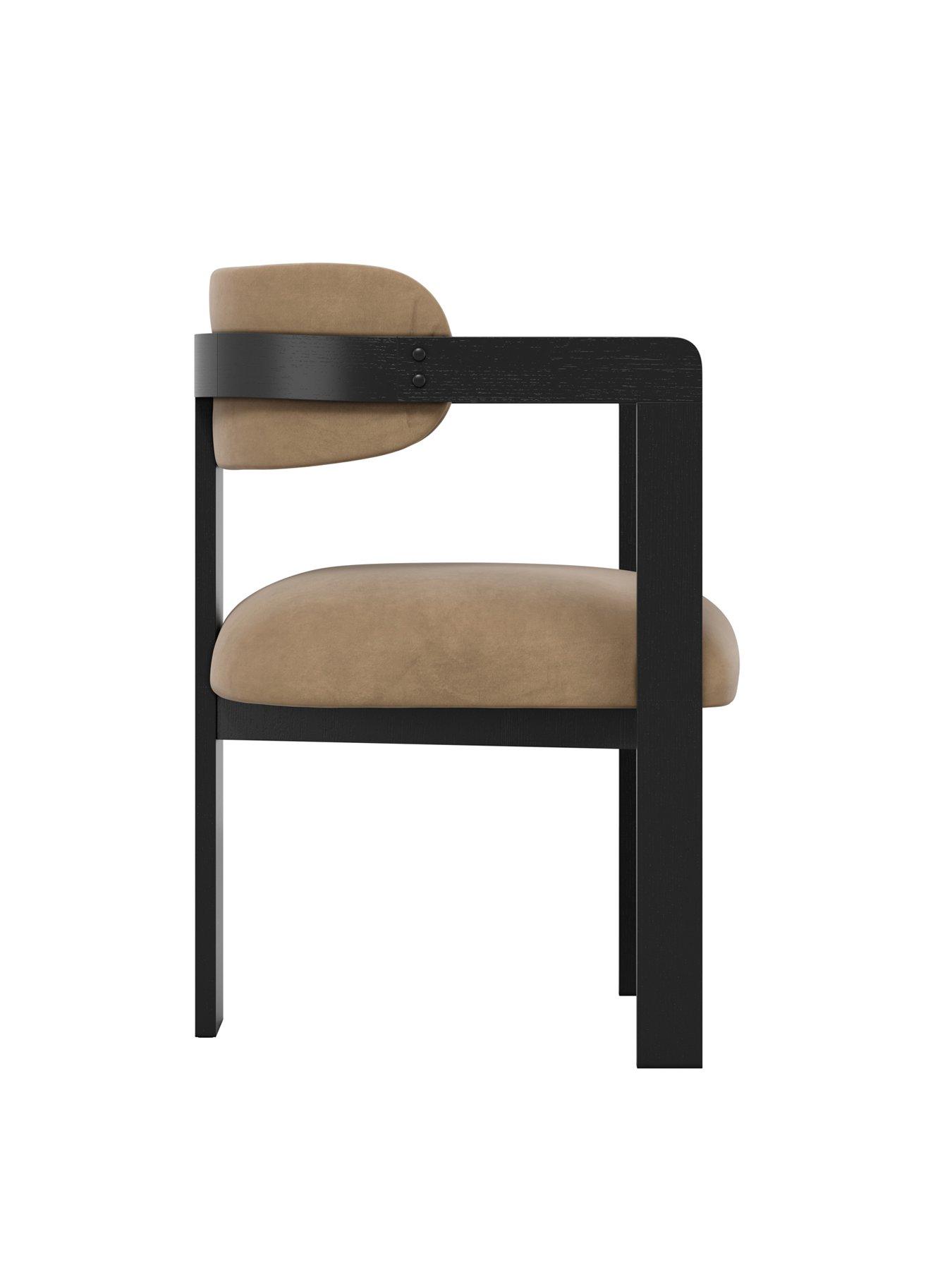 Image 4 of 7 of OTI Mai Mole &amp; Black Dining Chair