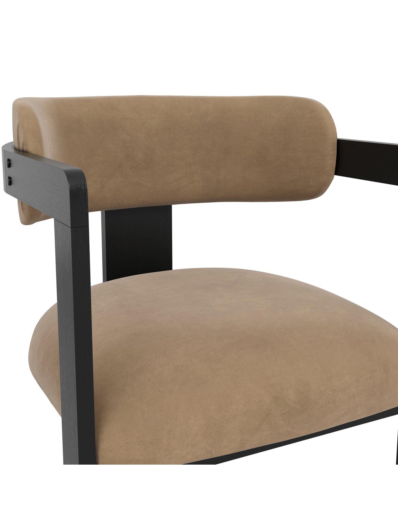 Image 6 of 7 of OTI Mai Mole &amp; Black Dining Chair