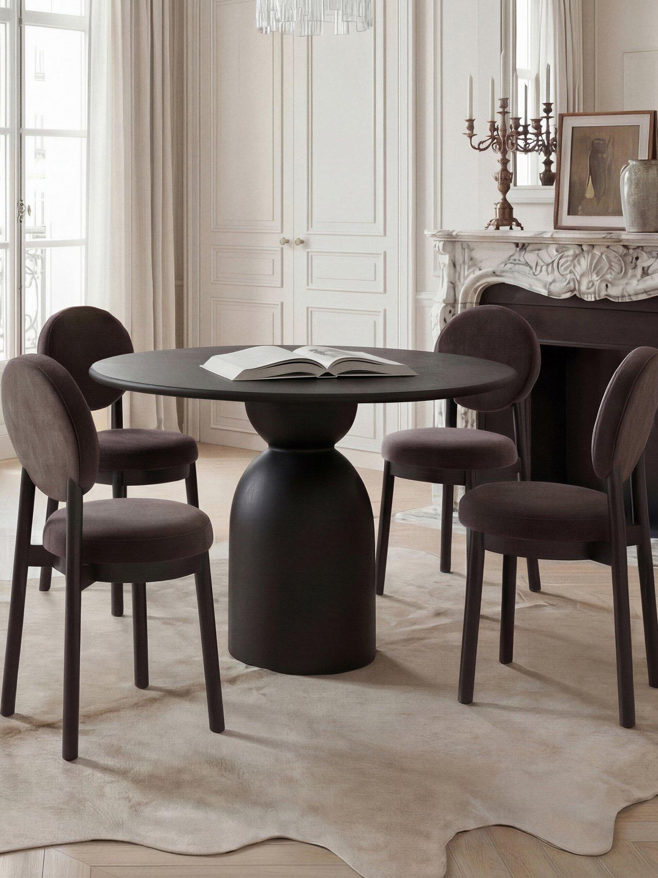 Image 1 of 4 of OTI Gaia Black Dining Table
