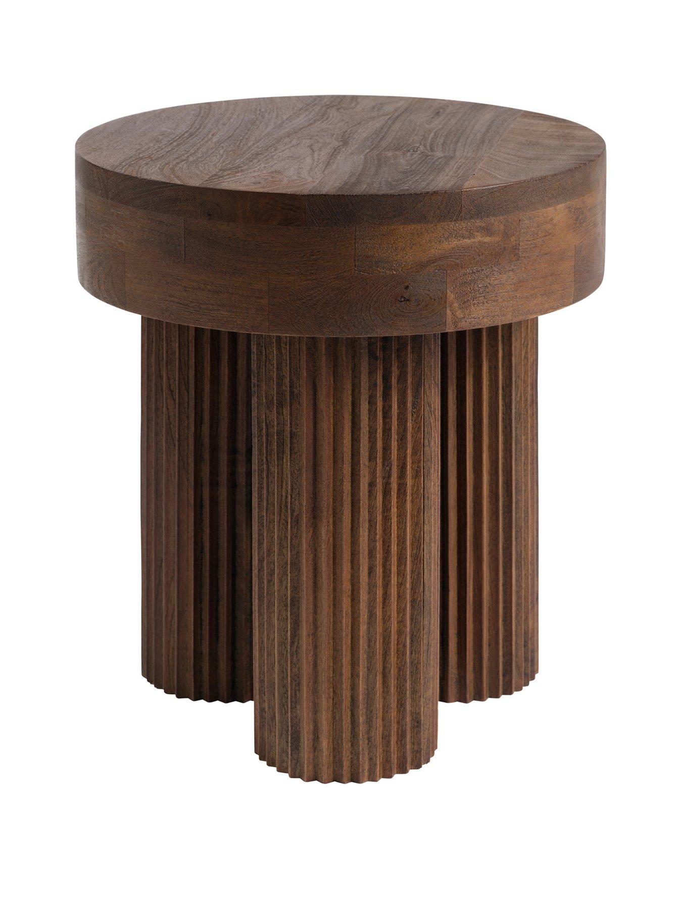 Image 2 of 3 of OTI Torio Light Brown Round&nbsp;Side Table