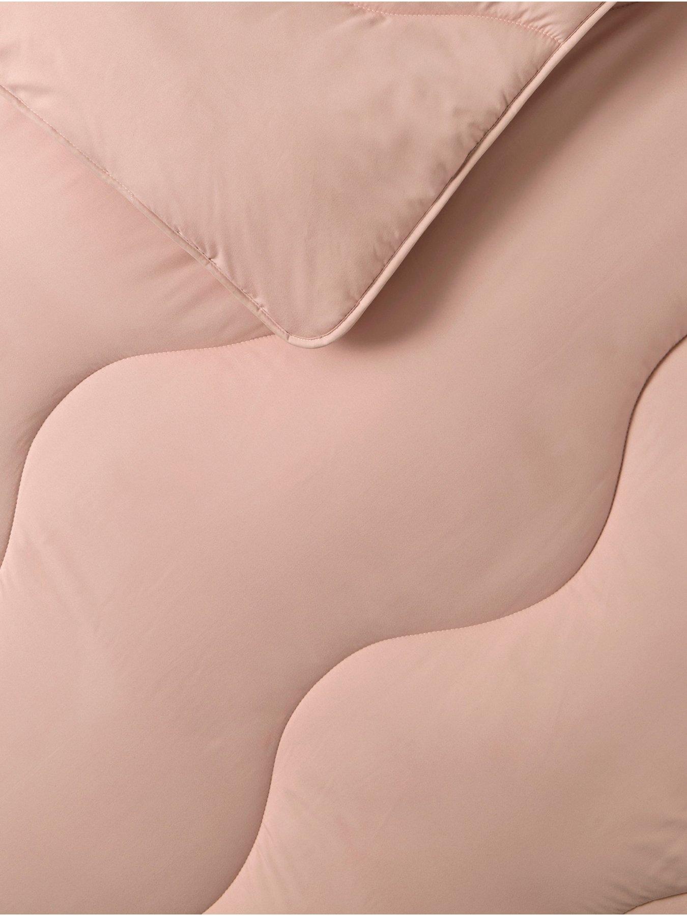 Image 6 of 7 of Night Lark Plain Dye - Dusky Rose Coverless Duvet 10.5 Tog