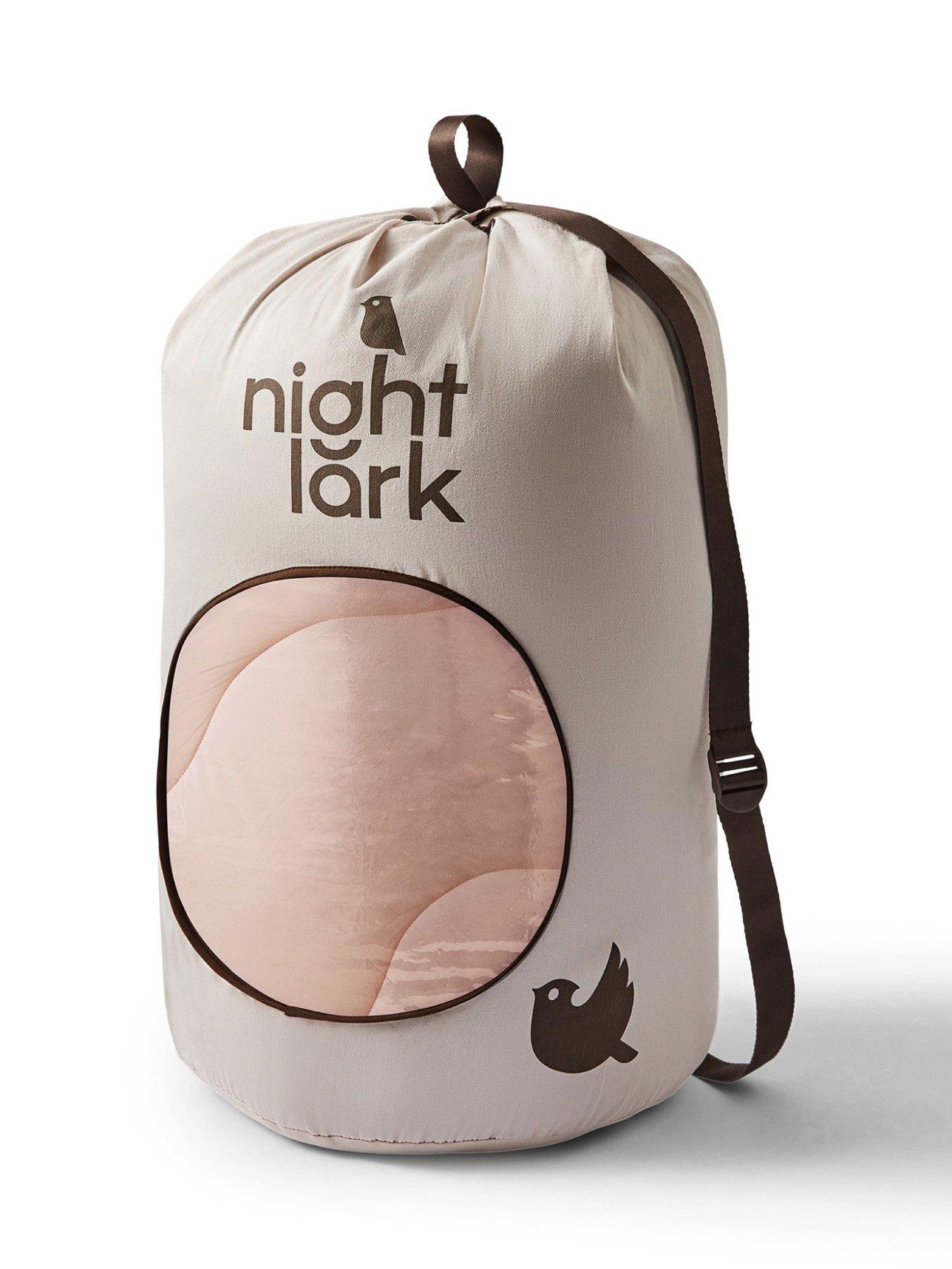 Image 7 of 7 of Night Lark Plain Dye - Dusky Rose Coverless Duvet 10.5 Tog