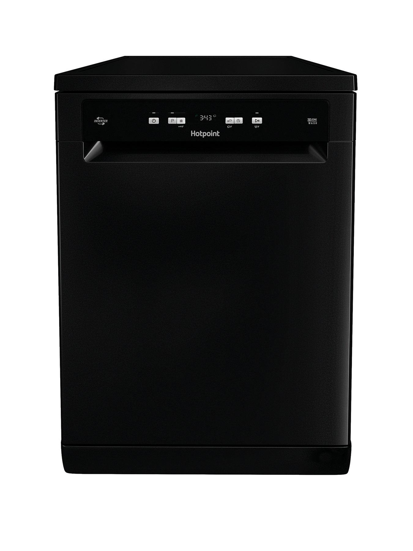 Hotpoint HP2FFC14BN6BUK Freestanding Full Size Dishwasher with ActiveDry - Black