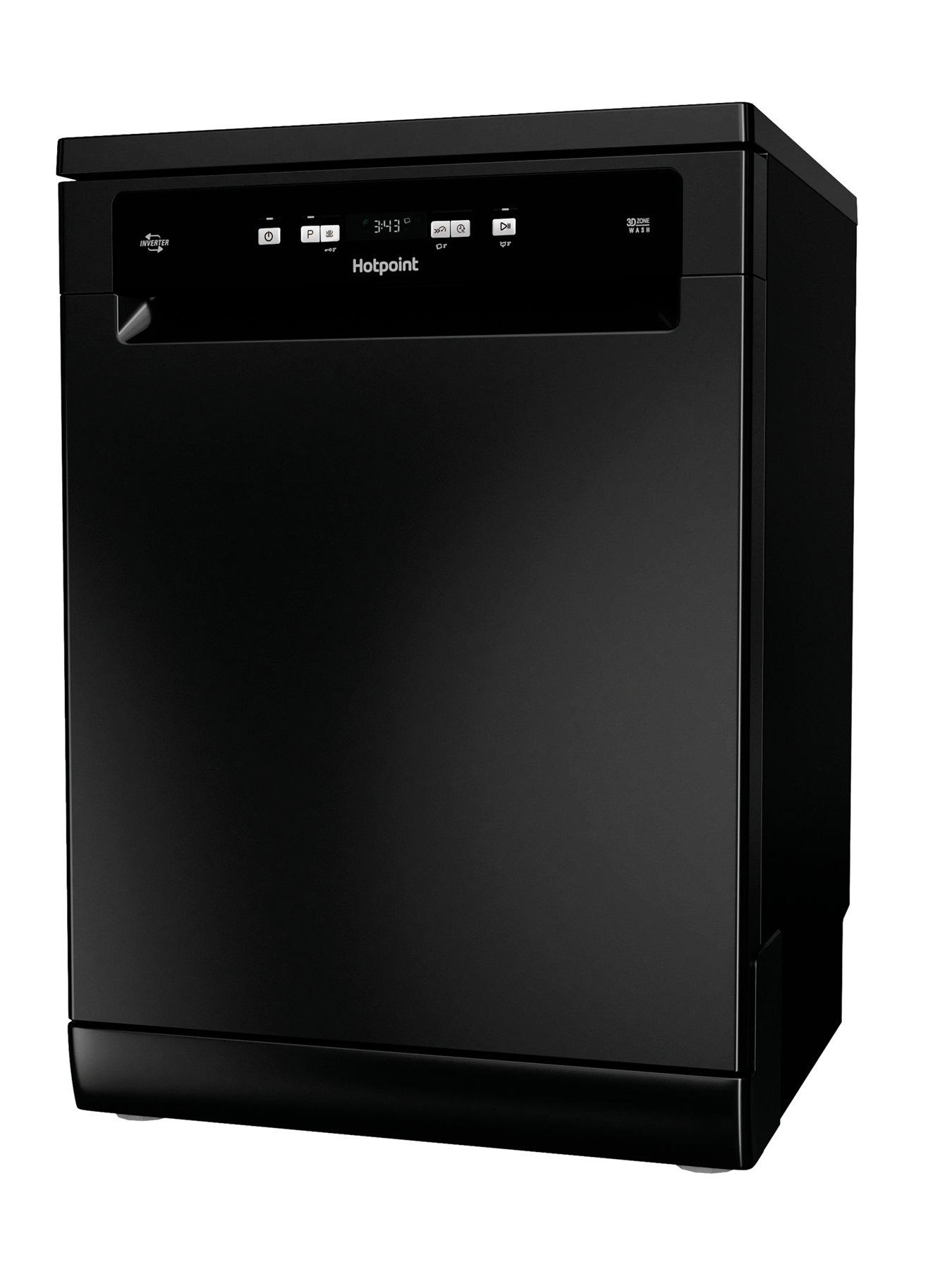 Image 3 of 5 of Hotpoint HP2FFC14BN6BUK Freestanding Full Size Dishwasher with ActiveDry - Black
