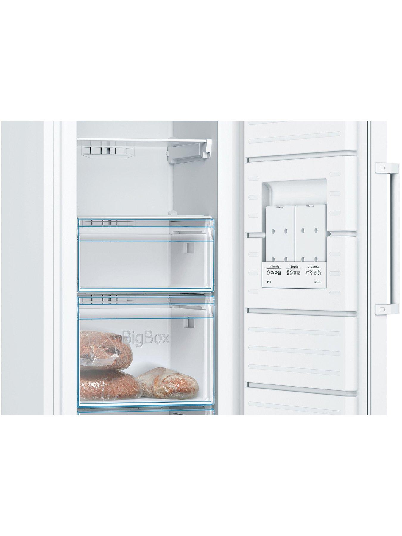 Image 4 of 6 of Bosch GSN33VWEPG Series 4, Freezer with No Frost, Big Box drawer and Multi Airflow System in White