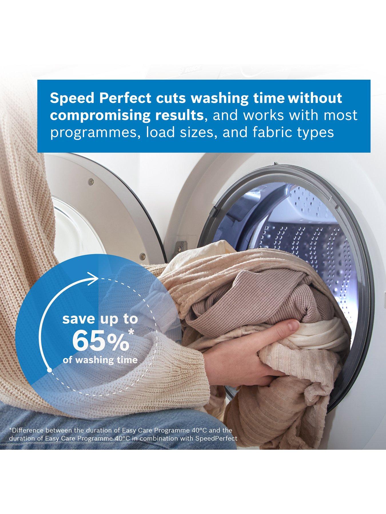 Image 6 of 7 of Bosch WGJ25400GB Series 6, Washing machine, 10 kg, rpm 1400 rpm A Rated, Iron Assist and Super Quick 30 in White
