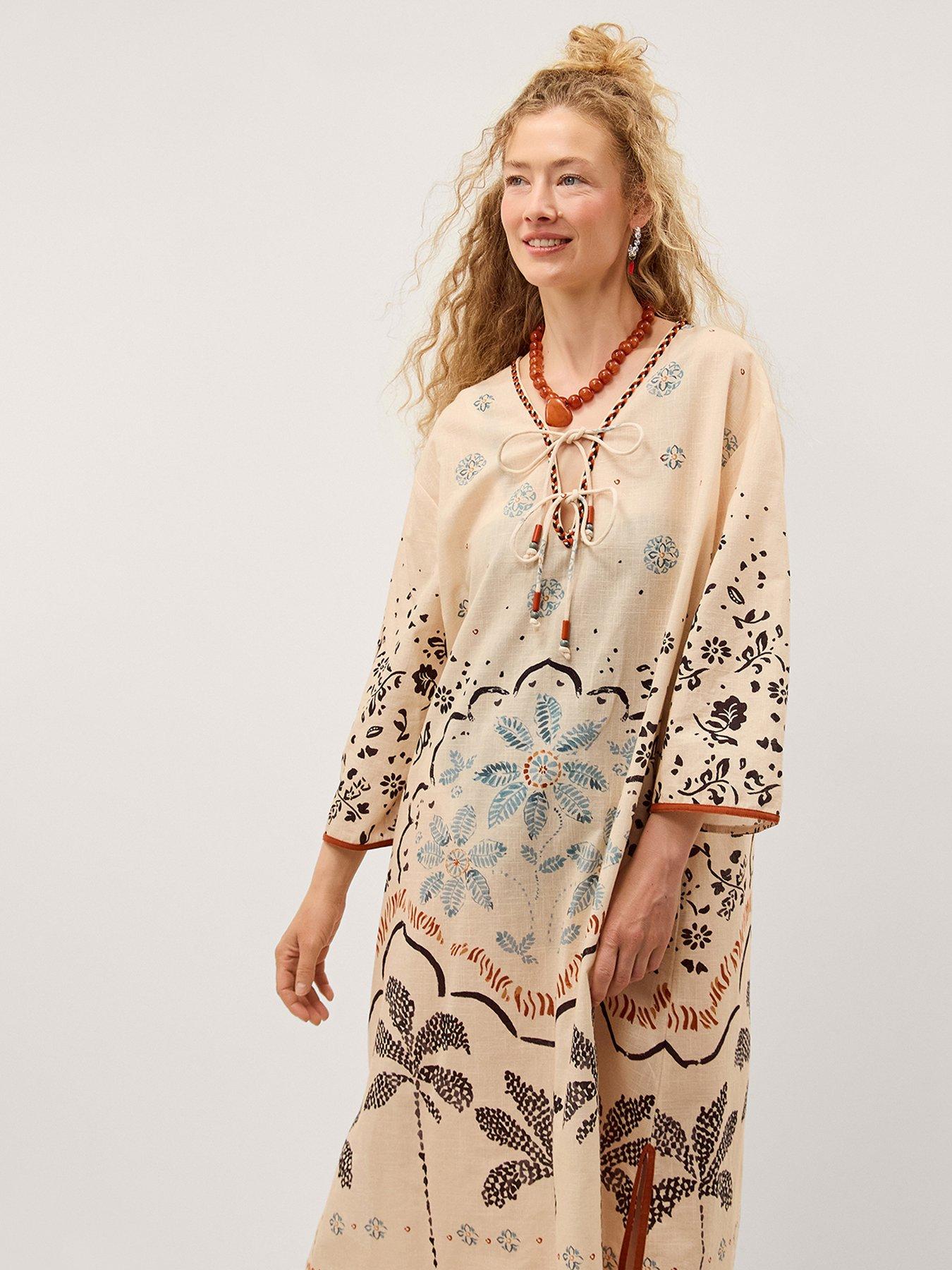 Image 3 of 5 of Monsoon Aleah Printed Kaftan