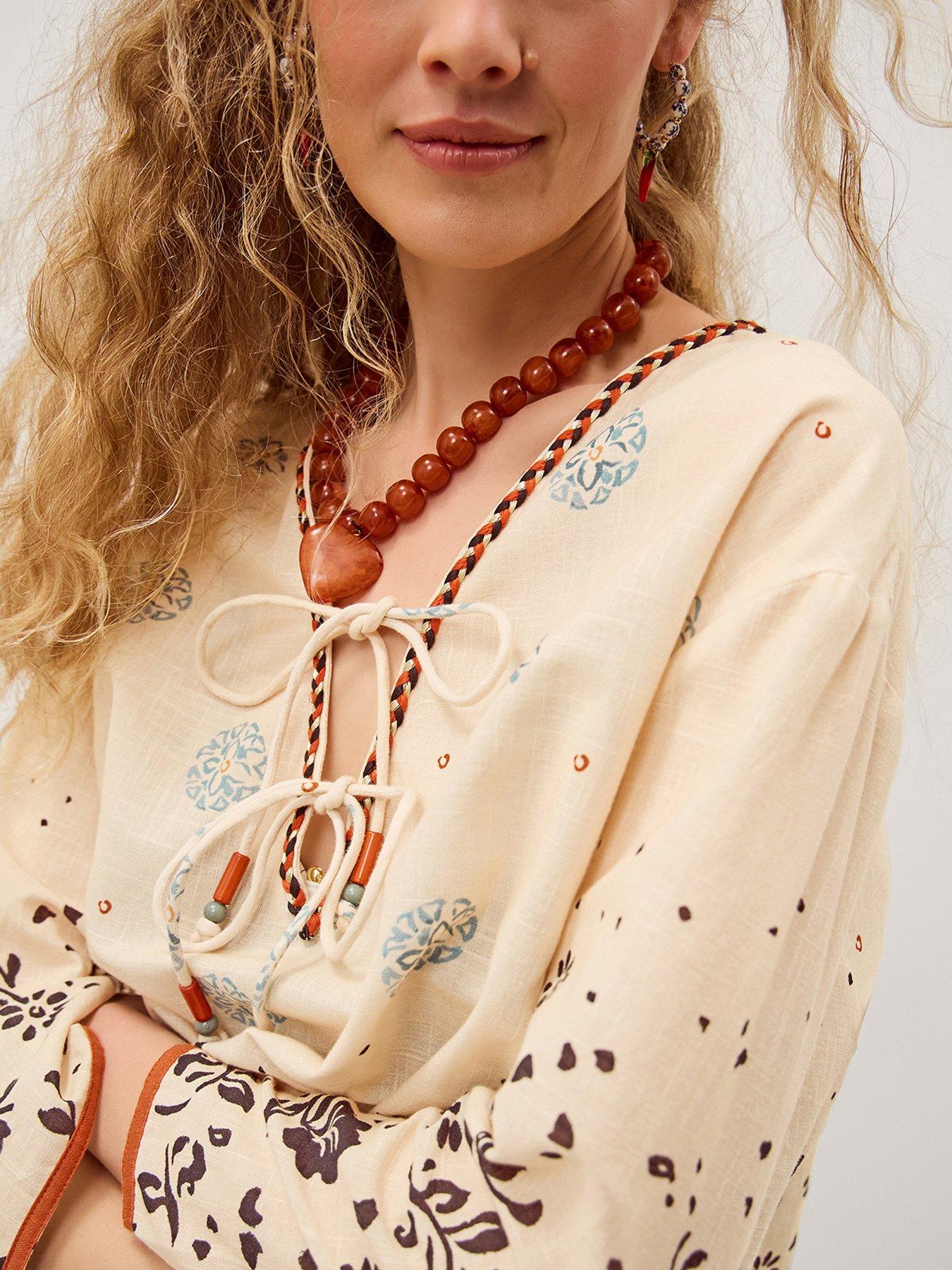 Image 4 of 5 of Monsoon Aleah Printed Kaftan