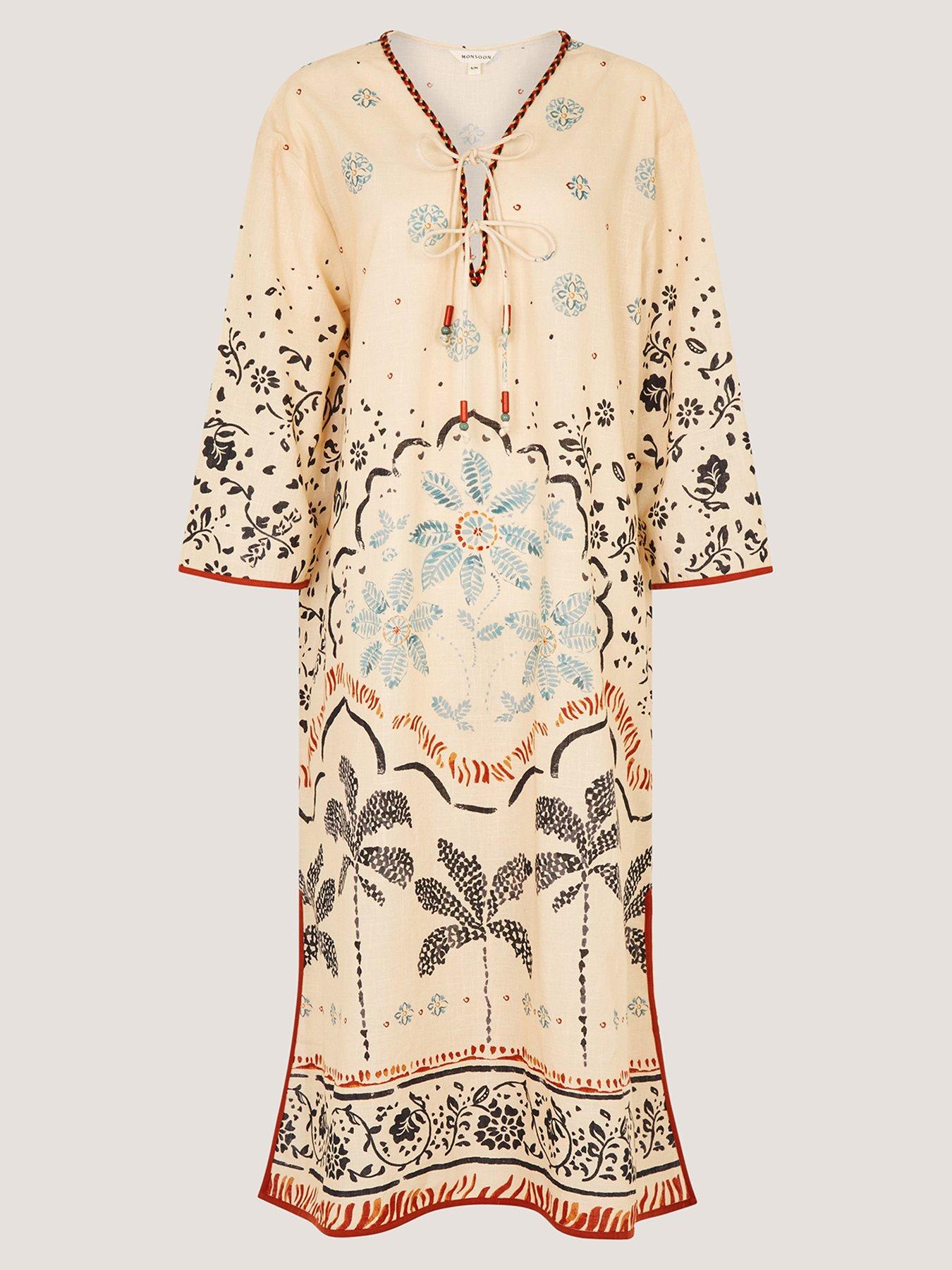 Image 5 of 5 of Monsoon Aleah Printed Kaftan