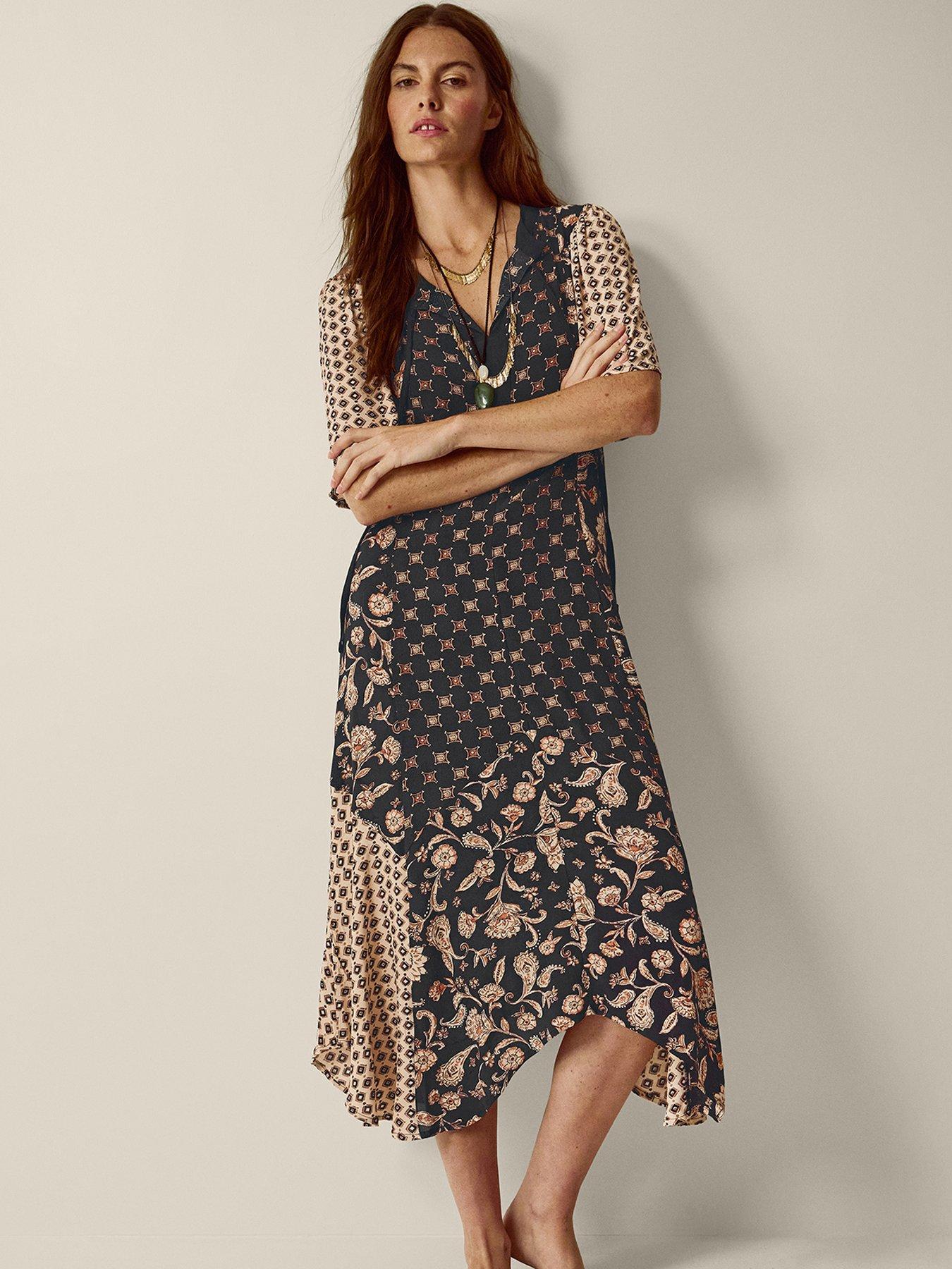 Monsoon Raquel Print Dress