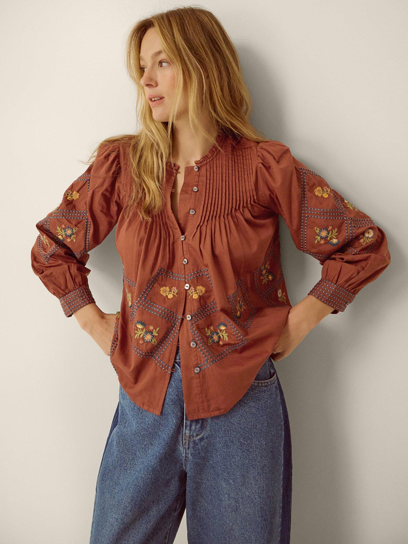 Monsoon Sadie Emb Shirt
