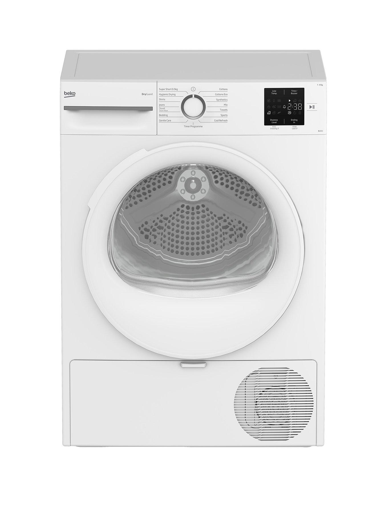 Beko DryGuard BM3T3824NW 8Kg Heat Pump Tumble Dryer White C Rated White - Image 3