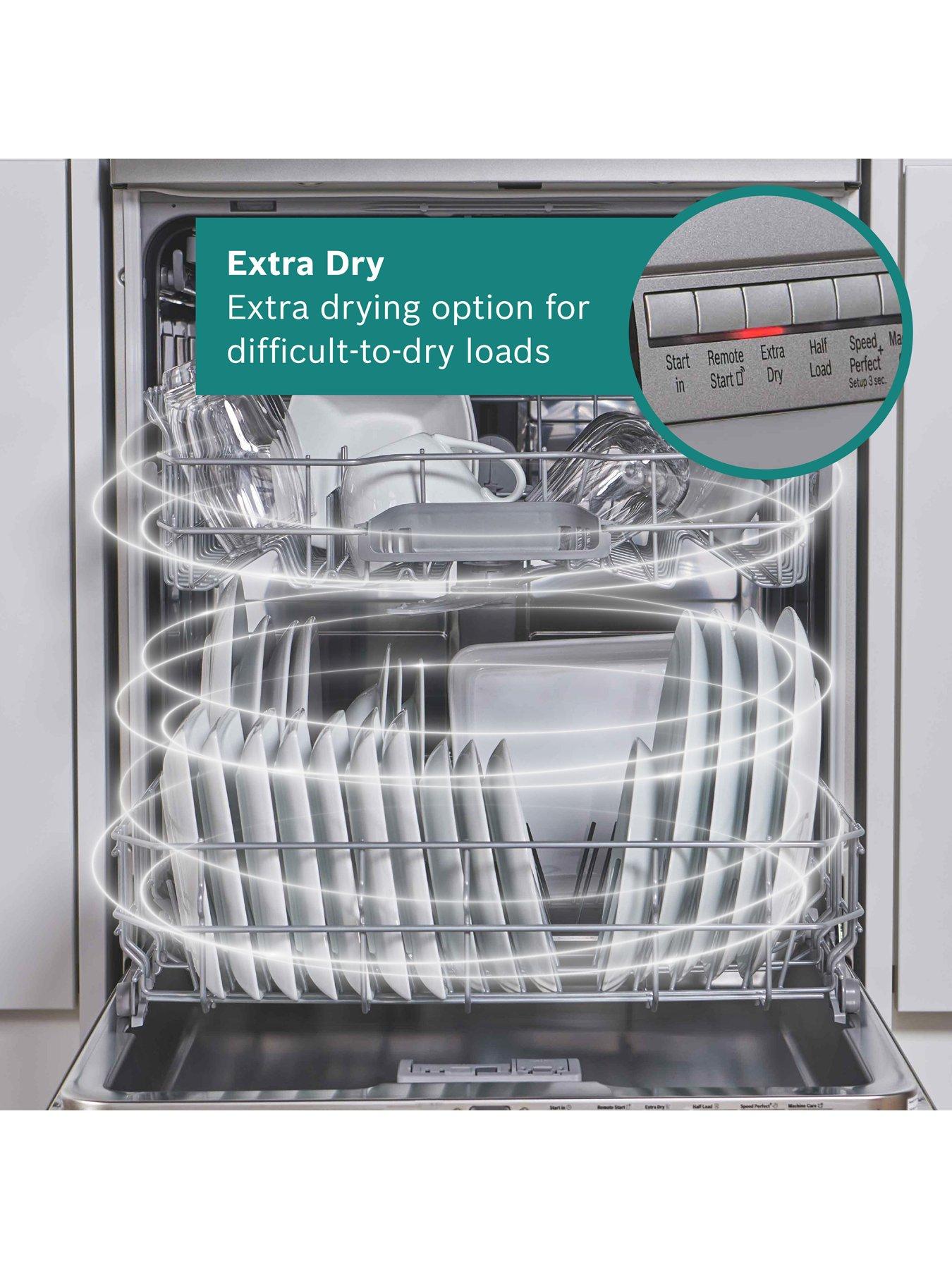 Image 3 of 7 of Bosch Series 4, Fully-integrated Dishwasher 60 cm with Variable hinge, Extra Dry and Rackmatic