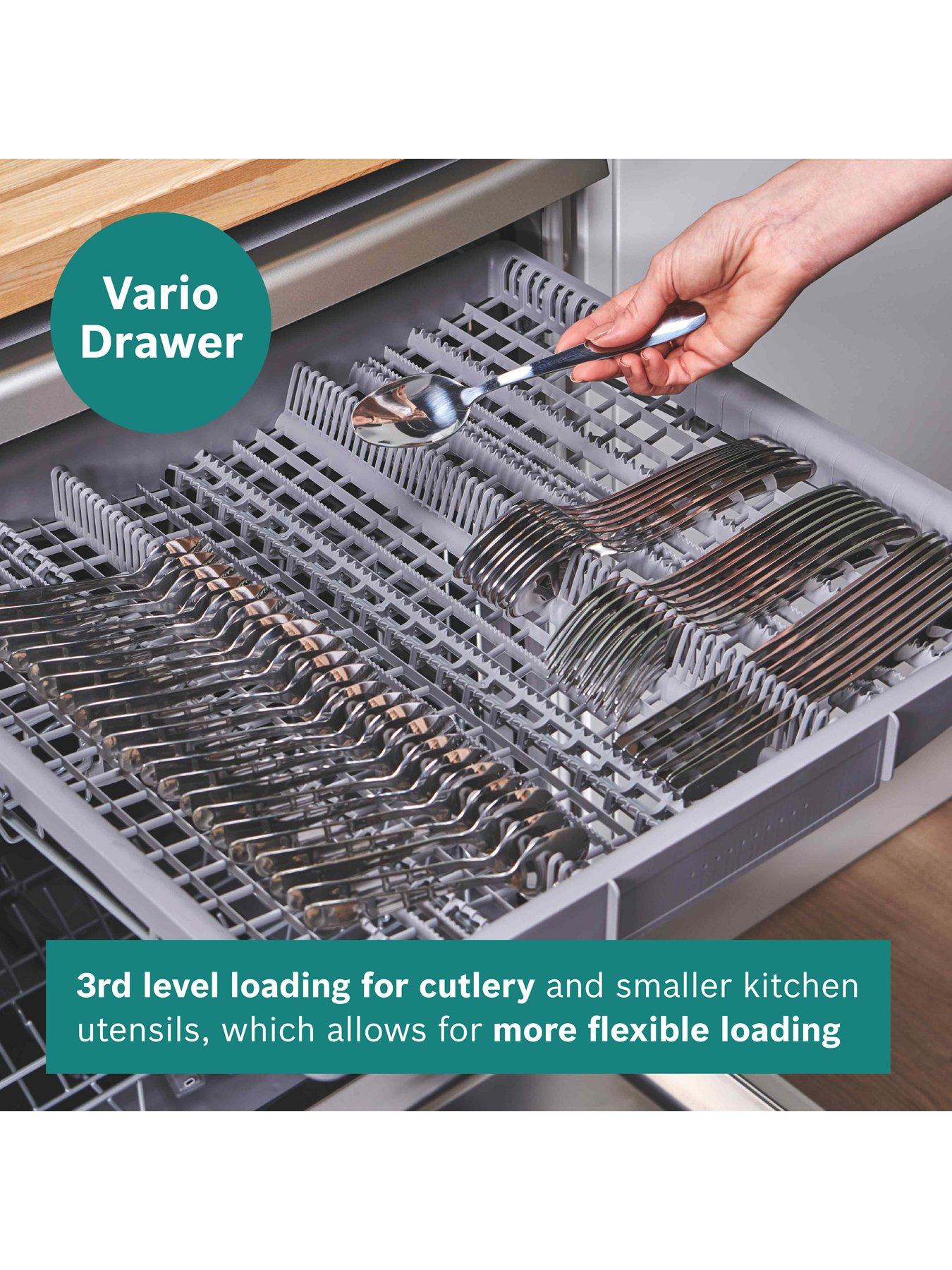 Image 5 of 7 of Bosch Series 4, Fully-integrated Dishwasher 60 cm with Variable hinge, Extra Dry and Rackmatic