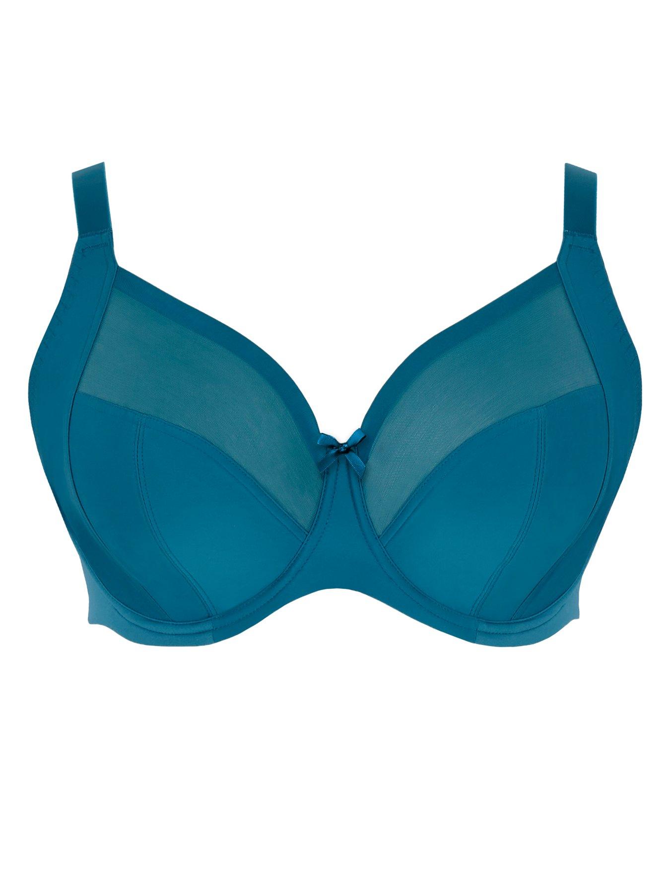 Image 5 of 6 of Sculptresse by Panache Womens Sculptresse Bliss Full Cup Underwired Support Bra - Green