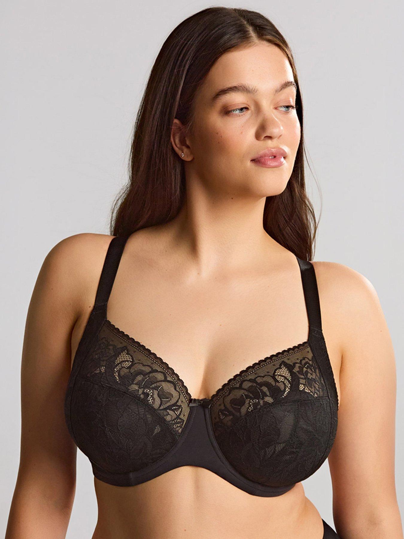 Sculptresse by Panache Dream Comfort Full Cup Black Underwired Bra - Black