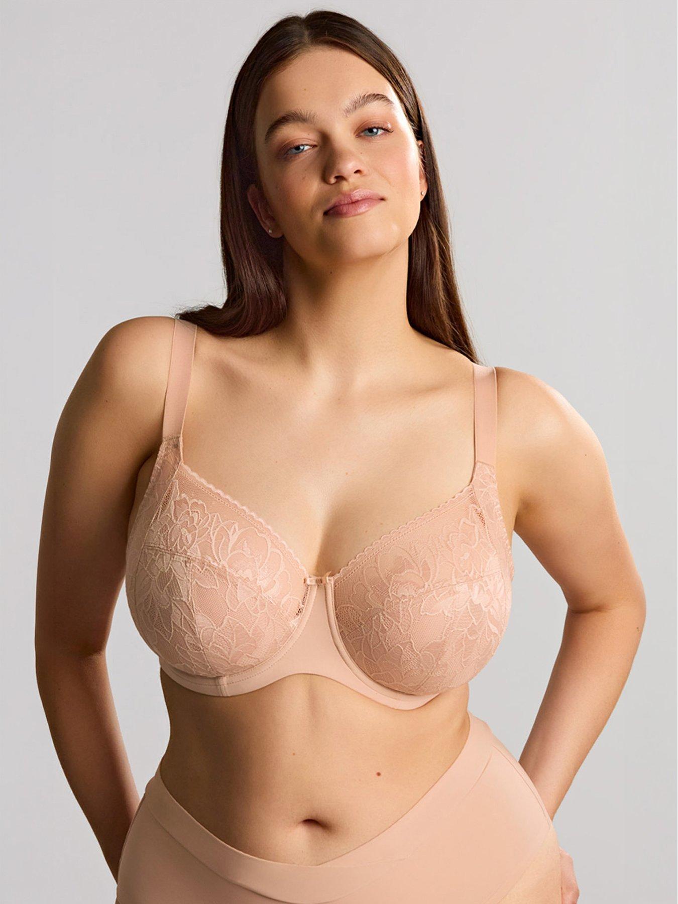 Sculptresse by Panache Sculptresse  Dream Comfort Full Cup Cameo Rose Underwired Bra - Cameo Rose