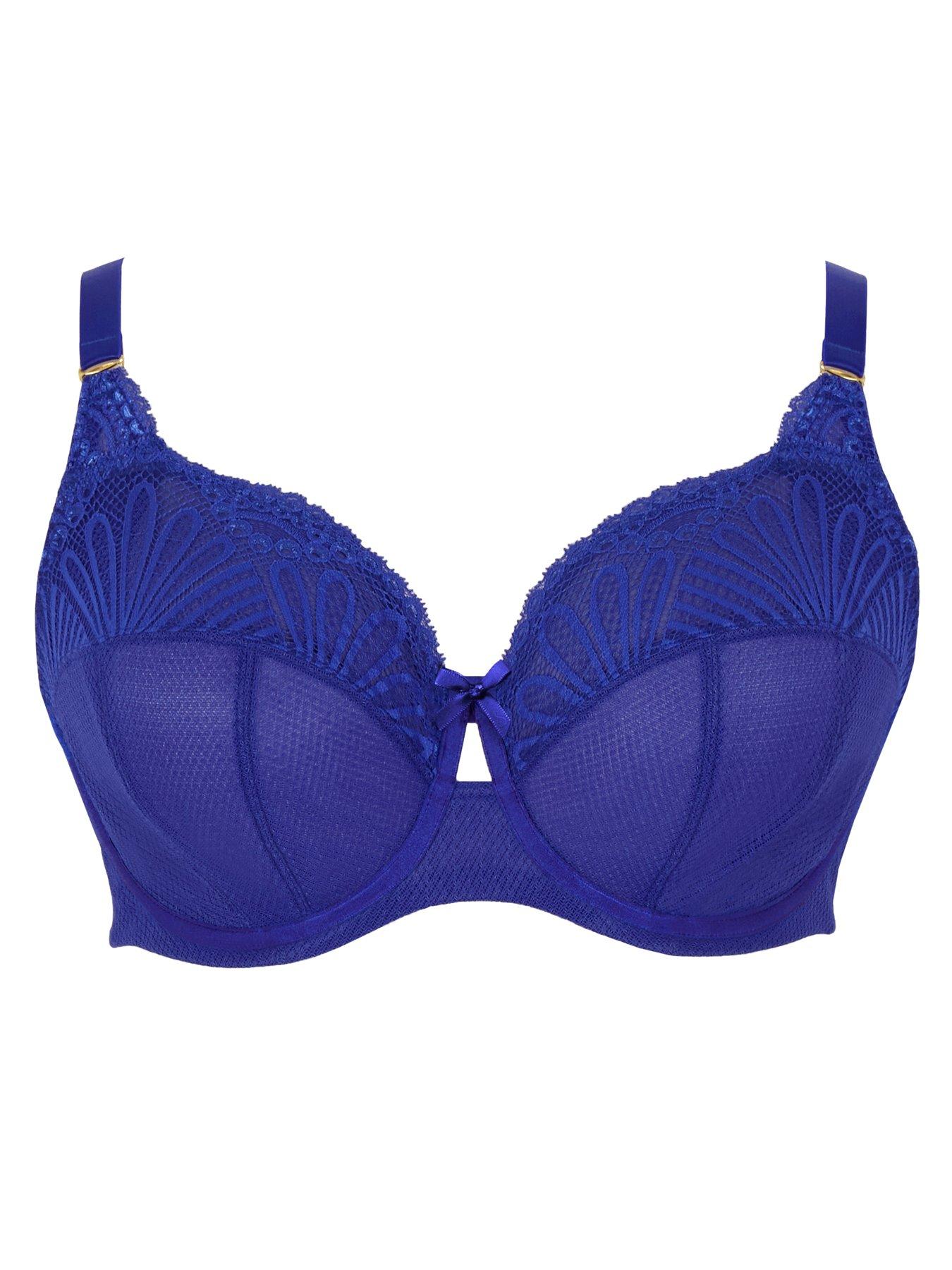Image 5 of 6 of Sculptresse by Panache Sculptresse Entice Full Cup Indigo Underwired Bra - Indigo