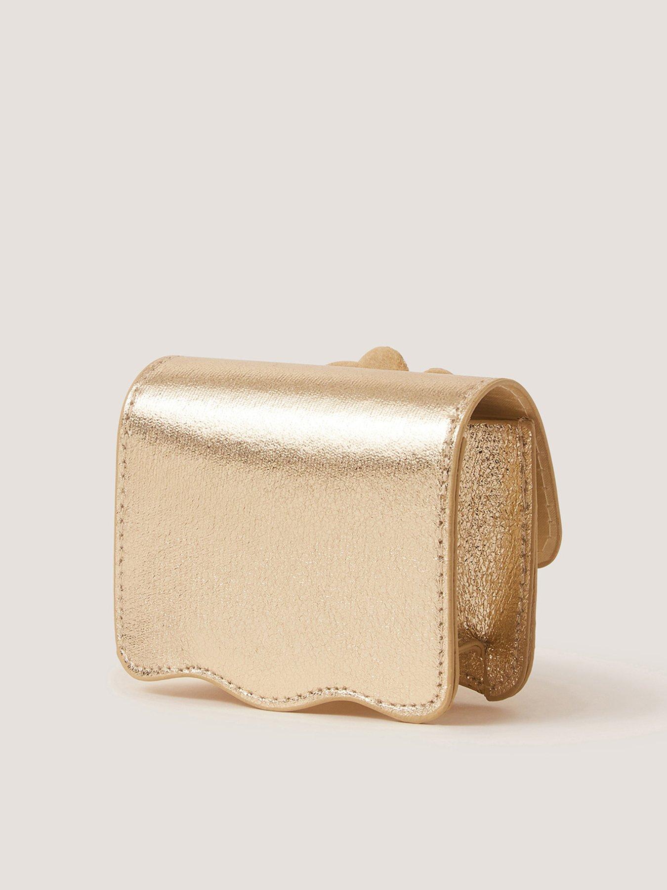 Image 2 of 4 of Monsoon Girls Dazzle Flower Mini Bag - Gold