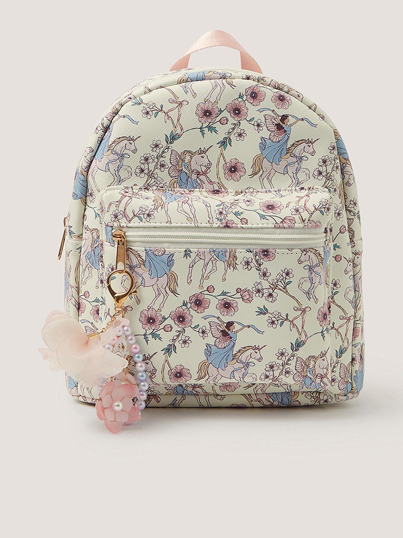 Monsoon Girls Fairy Print Charm Backpack - Multi