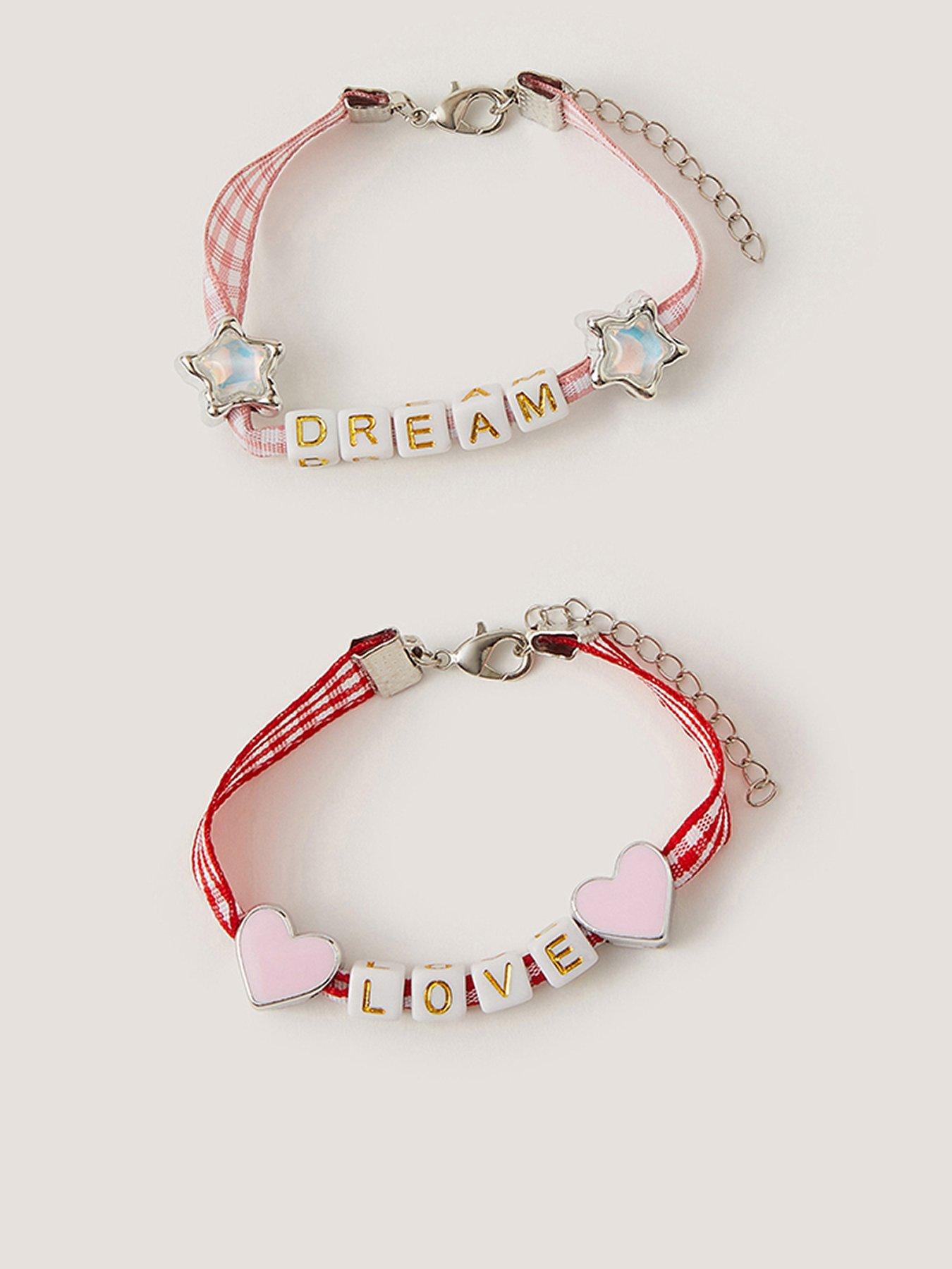Image 1 of 2 of Monsoon Girls 2 Pack Cheri Dream Bracelets - Multi