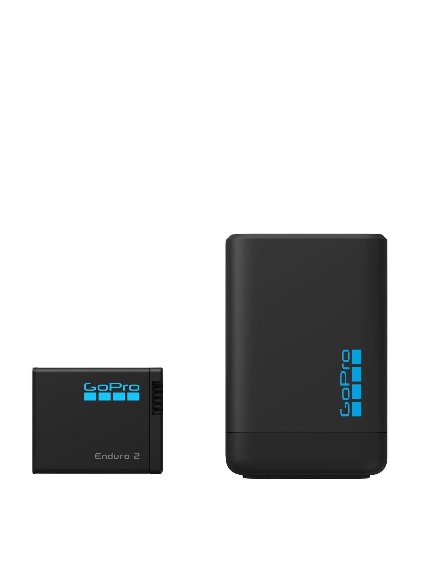 GoPro Dual Battery Charger + Enduro 2 Battery for Mission 1 Action