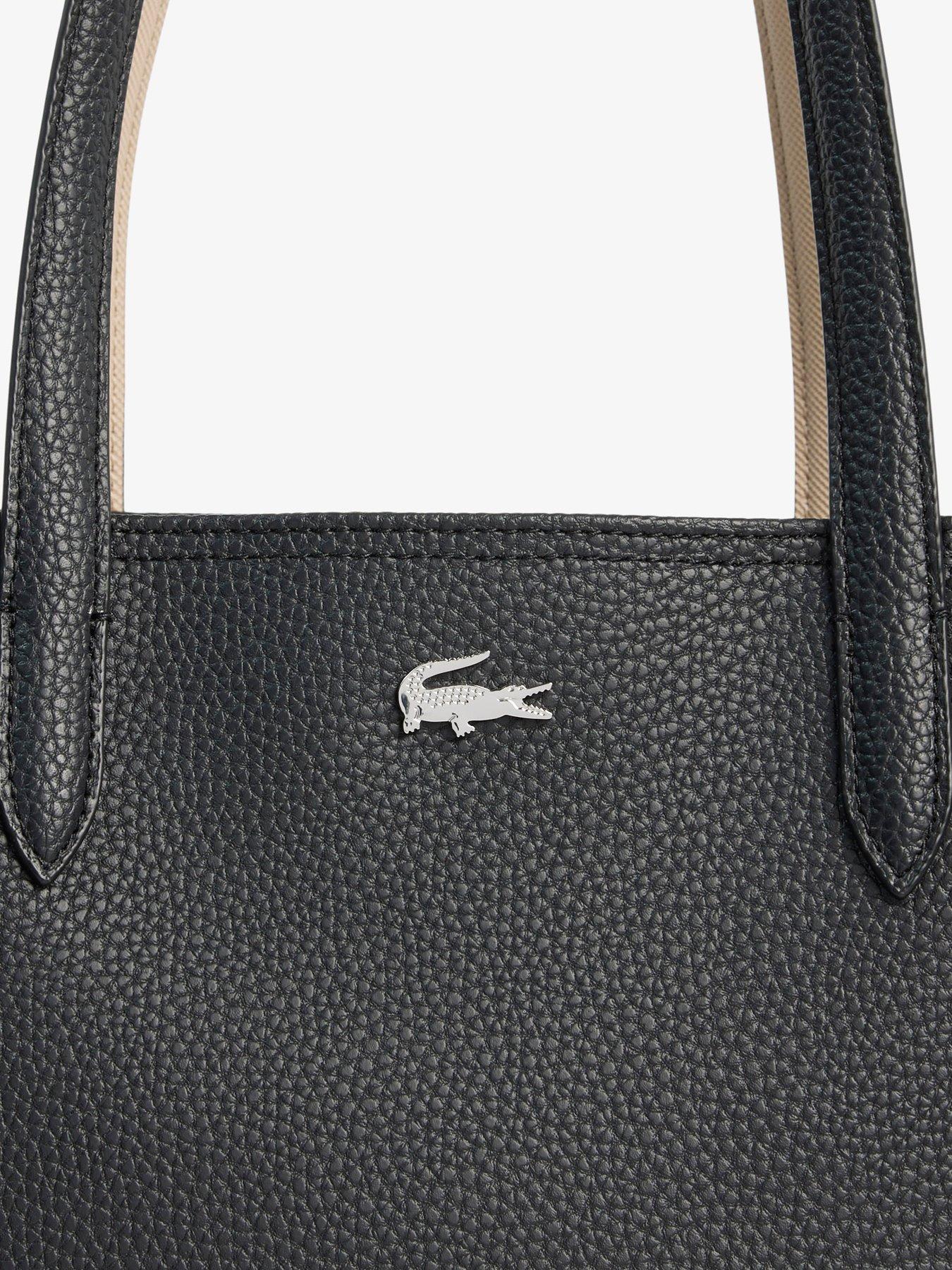 Image 6 of 7 of Lacoste Anna Zipped Tote Bag - Black