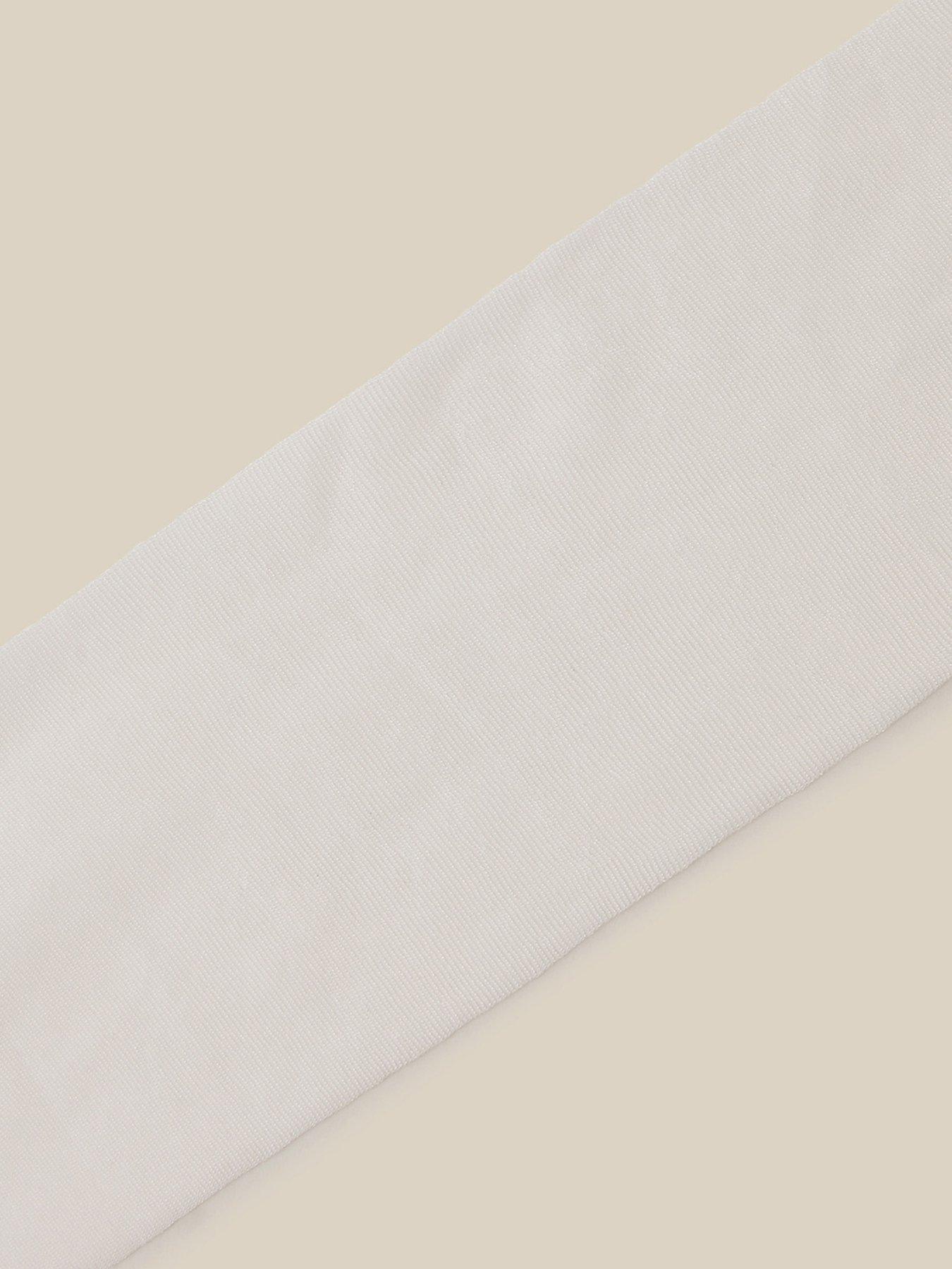 Image 3 of 3 of Monsoon Girls 2 Pack Super Sheer Stretch Tights - White