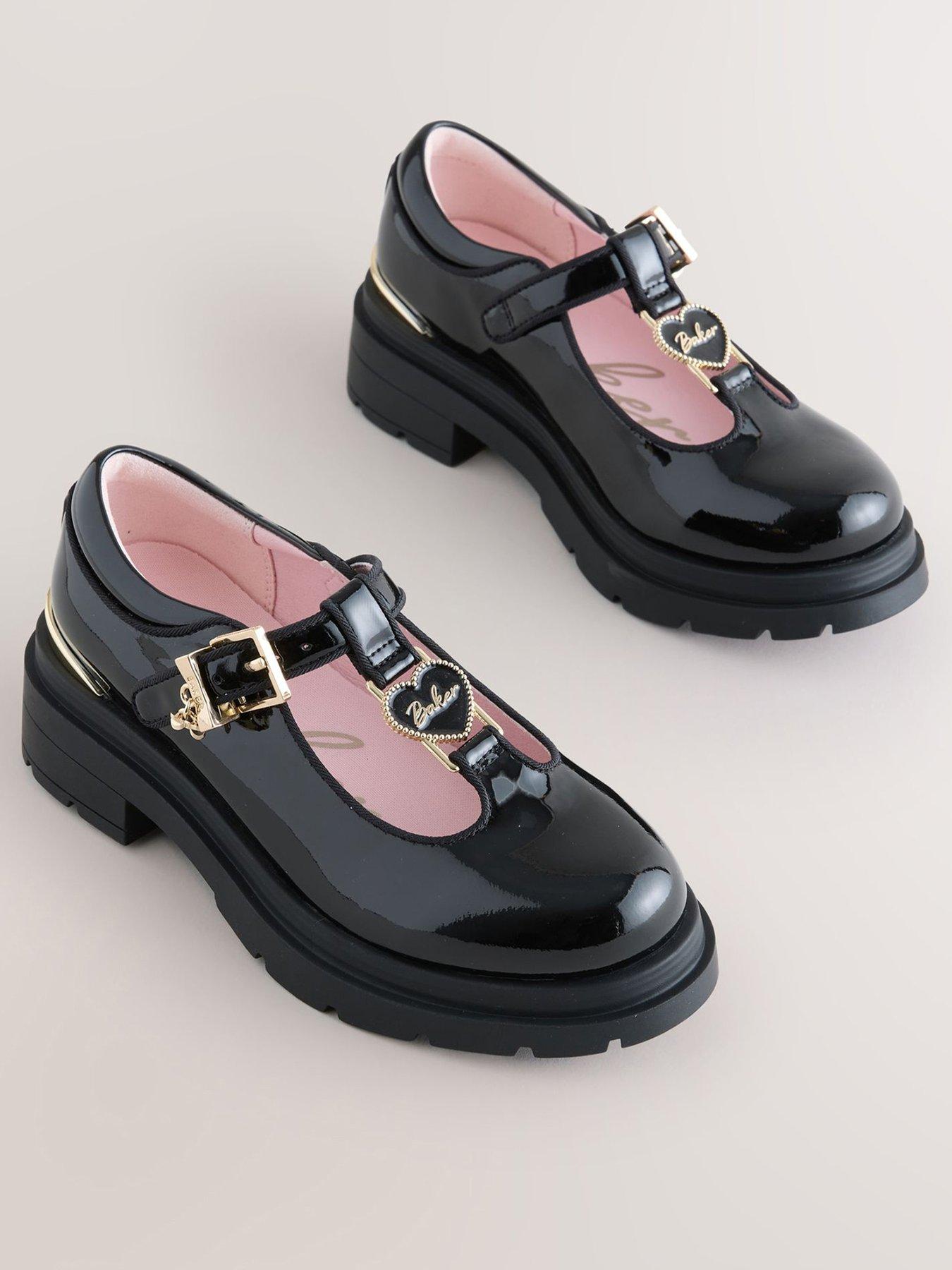 Ted Baker T-Bar Chunky Mary Jane Shoes - Black