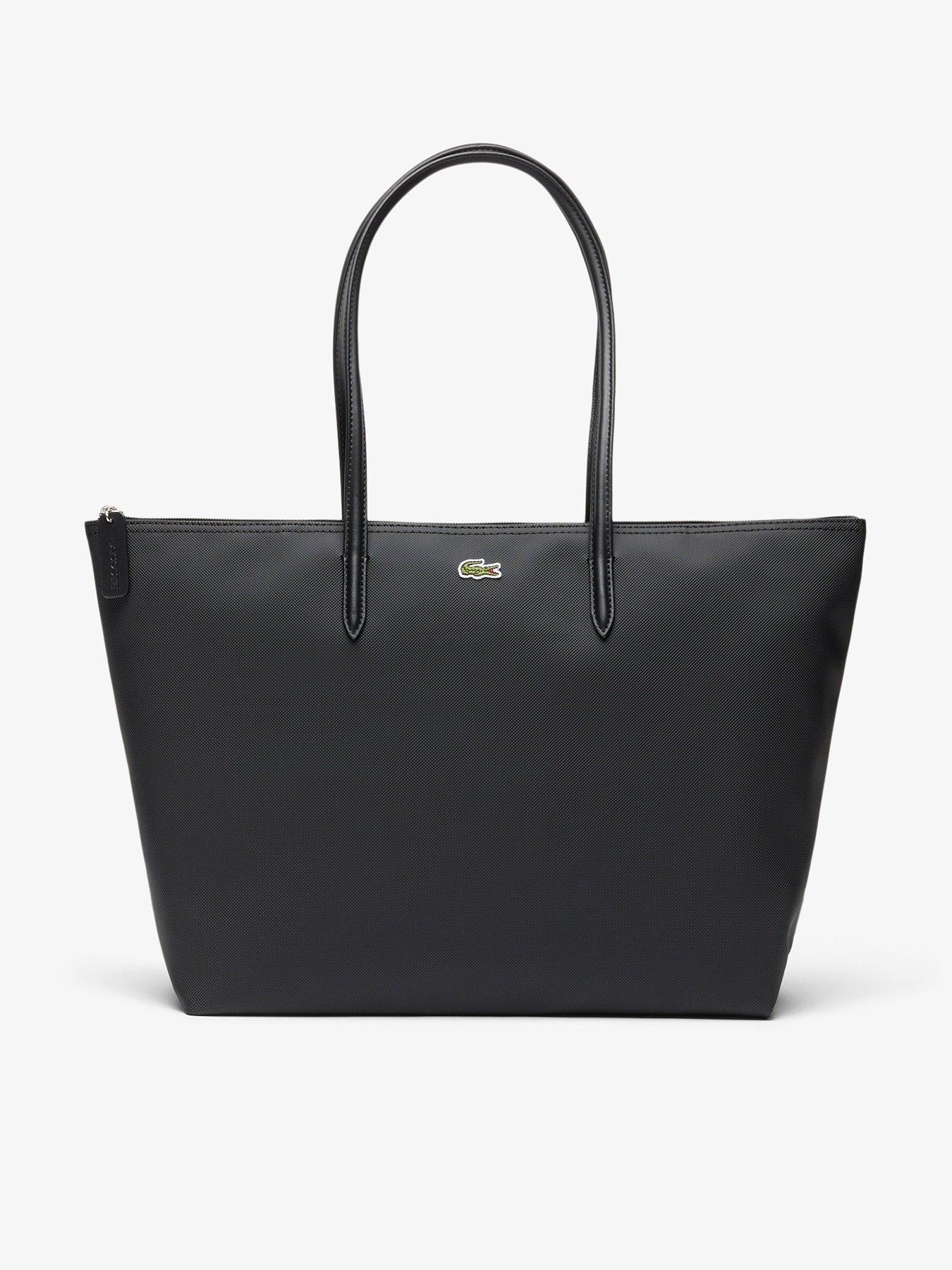 Lacoste Large Concept Tote Bag, Black, Women