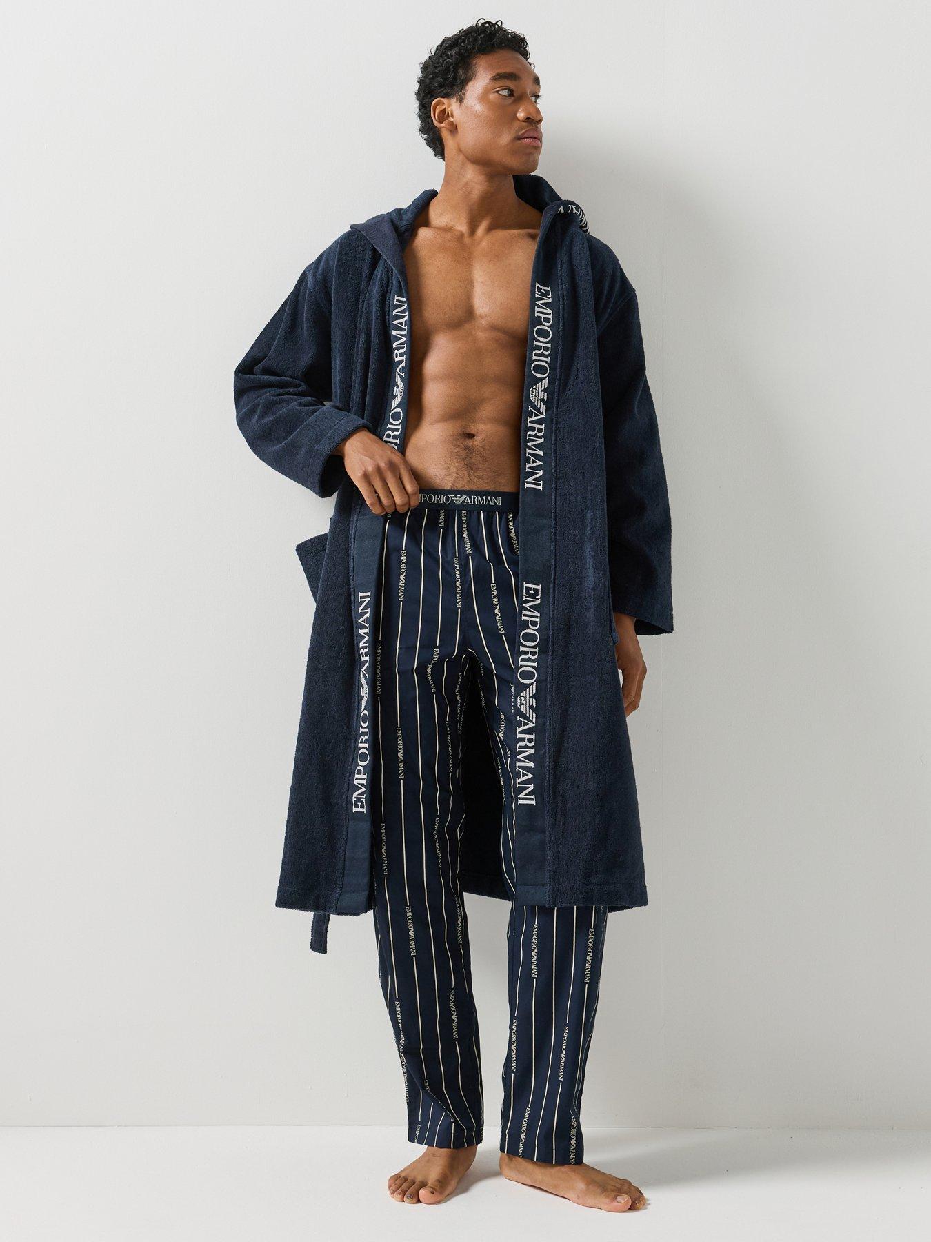Image 1 of 6 of Emporio Armani Bodywear Lounge Bath Robe