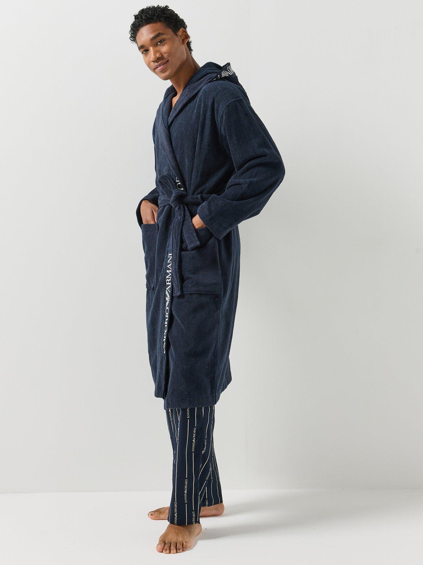 Image 5 of 5 of Emporio Armani Bodywear Yarn Dyed Pyjama Set