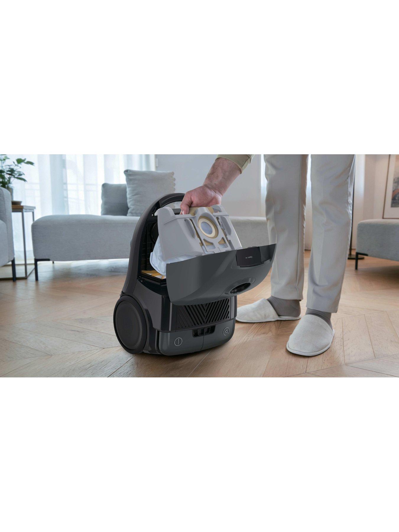 Image 2 of 7 of Haier HE1+ Bagged Vacuum Cleaner (HE1P00HM), 850W Compact Powerful Cylinder, large 3l bin, EPA filter, Hard Floors &amp; Carpets, 2-in-1 tool