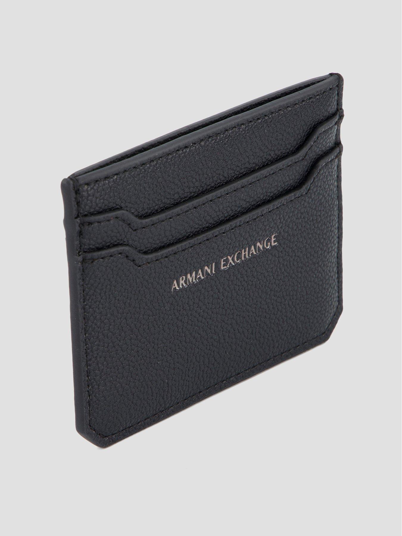 Image 2 of 4 of Armani Exchange Alex Card Holder - Black