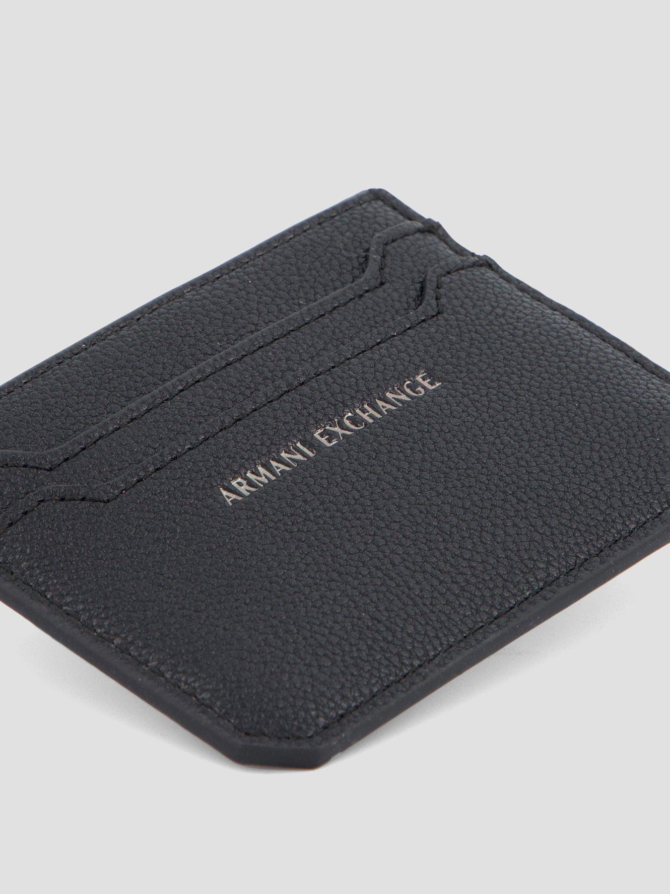 Image 4 of 4 of Armani Exchange Alex Card Holder - Black