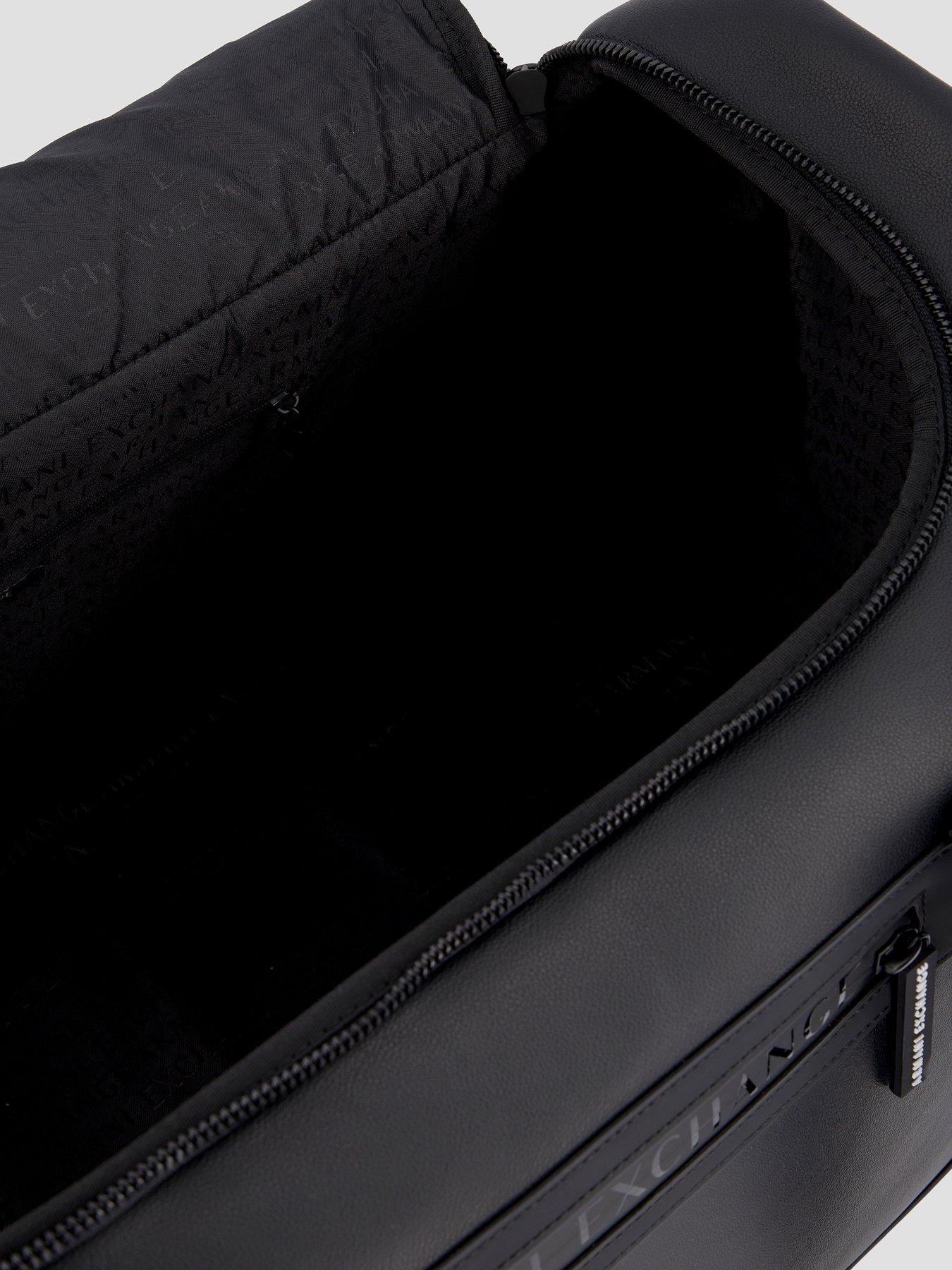 Image 4 of 4 of Armani Exchange Duffle Bag In Coated Fabric - Black