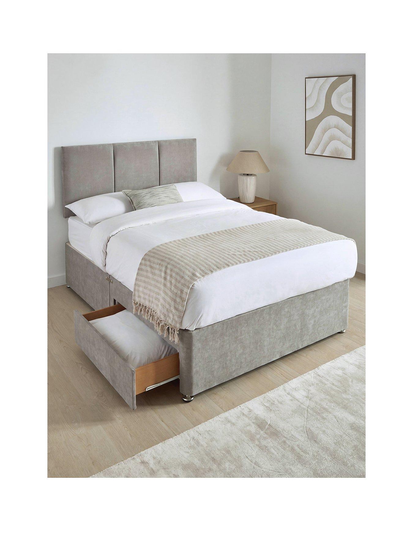 Image 2 of 7 of The Very Collection Sheridan Double Divan & Hb With 2 Drawers & Natural Fibre Pocket 1000 Mattress