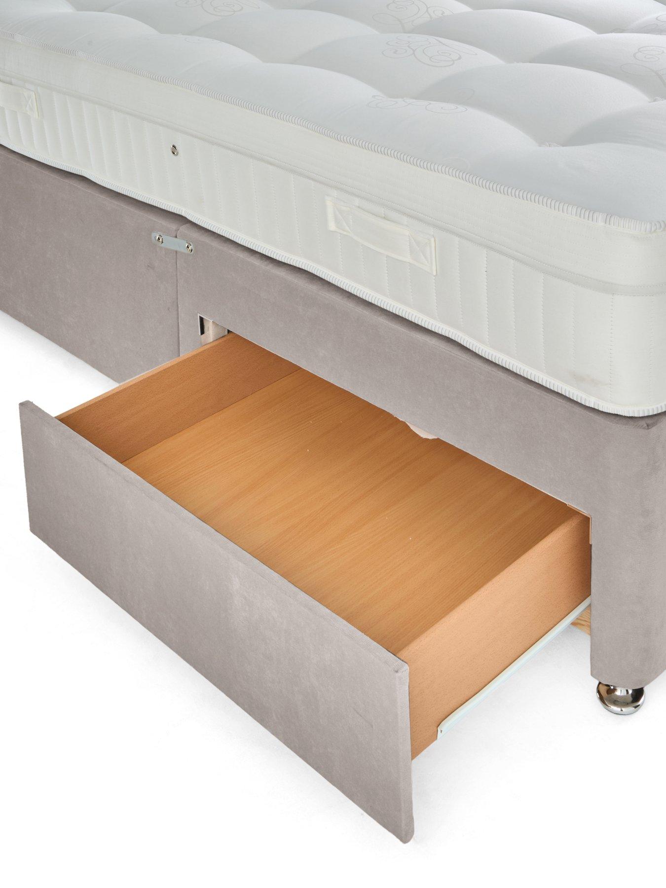 Image 6 of 7 of The Very Collection Sheridan Double Divan & Hb With 2 Drawers & Natural Fibre Pocket 1000 Mattress