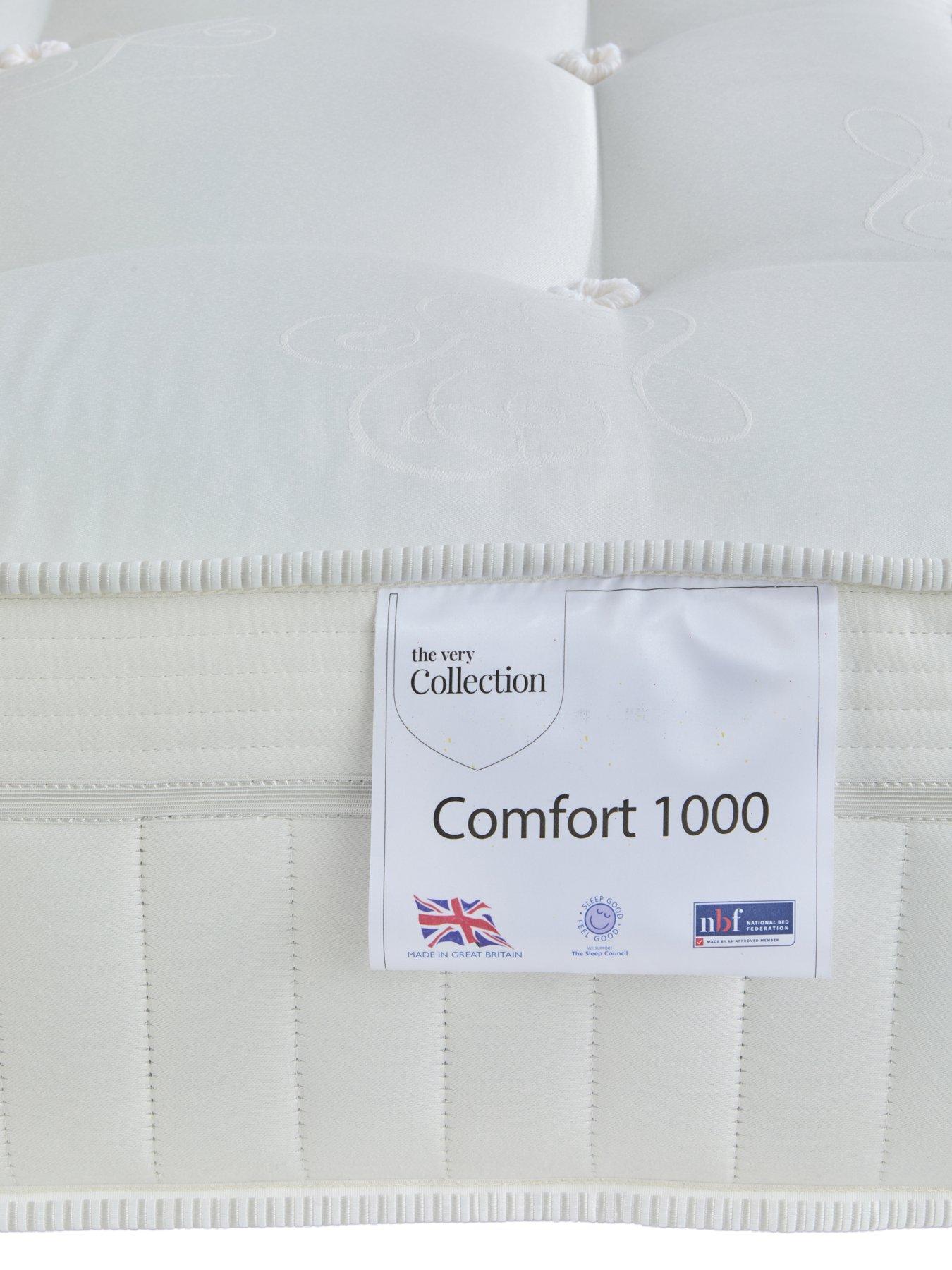 Image 7 of 7 of The Very Collection Sheridan Double Divan & Hb With 2 Drawers & Natural Fibre Pocket 1000 Mattress