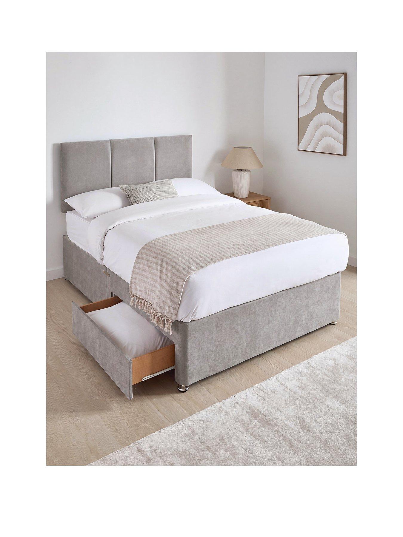 Image 2 of 7 of The Very Collection Sheridan Double Divan & Hb With 2 Drawers & Natural Fibre Pocket 1500 Mattress