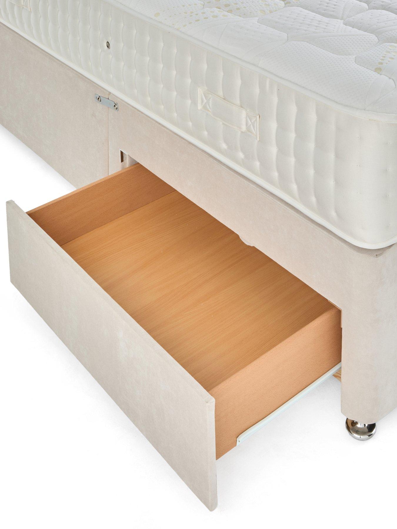 Image 6 of 7 of The Very Collection Sheridan Double Divan & Hb With 2 Drawers & Natural Fibre Pocket 1500 Mattress
