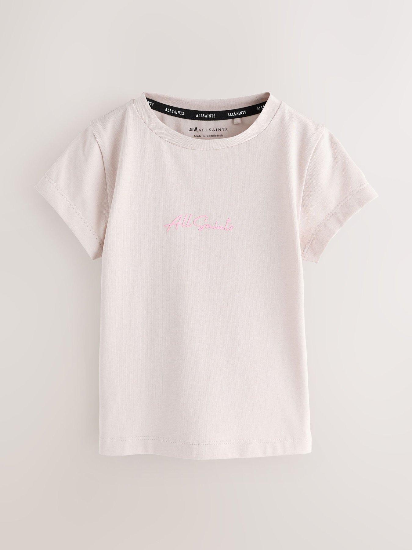 Image 4 of 6 of smALLSAINTS Older Girls 3 Pack Short Sleeve Logo T-shirts - Multi