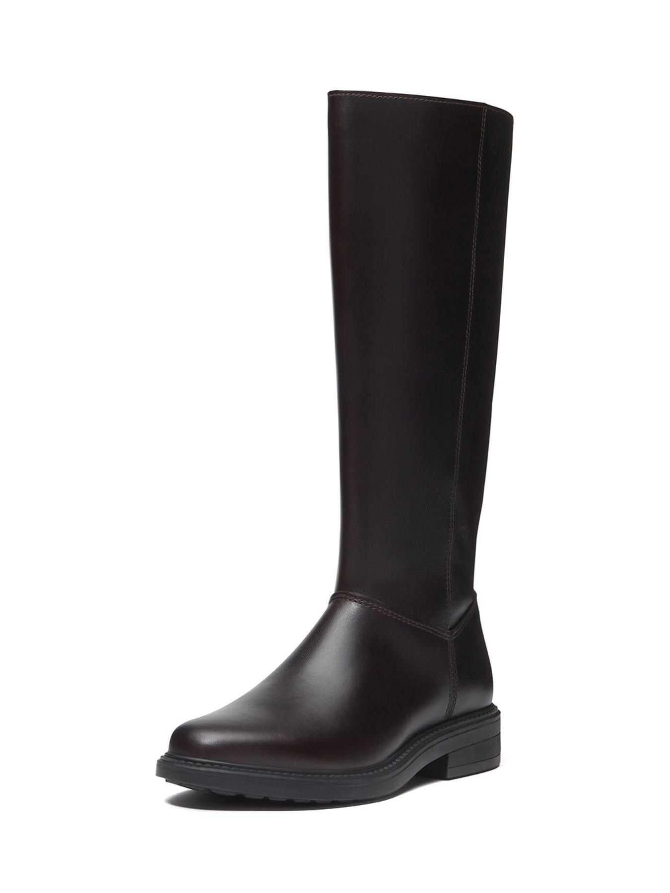 Image 7 of 7 of Timberland Stormbucks Tall Zip Up Boot Dark Brown Full Grain