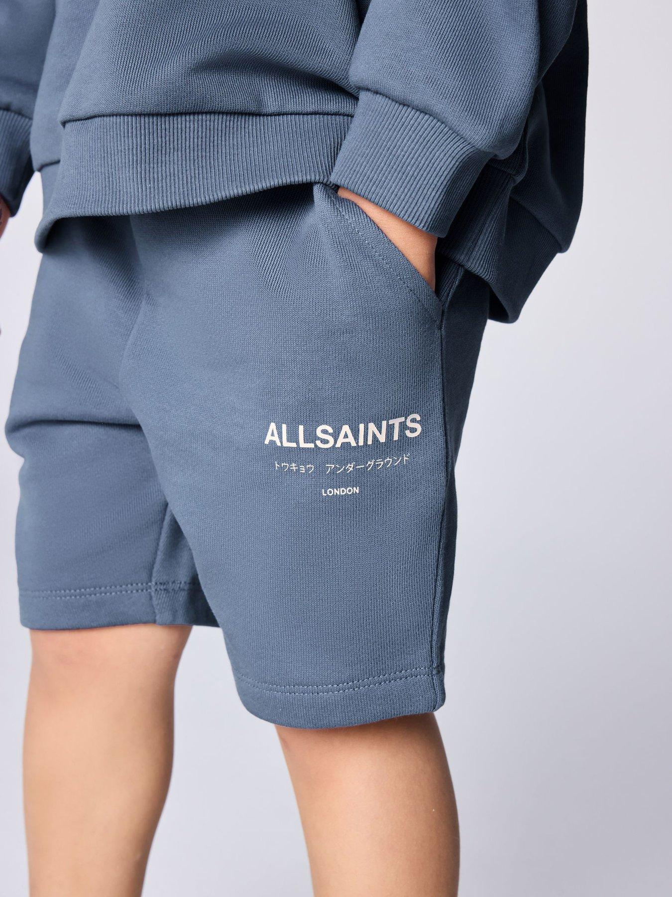 Image 4 of 7 of smALLSAINTS Younger Boys Underground Sweatshirt &amp; Shorts Set - Blue